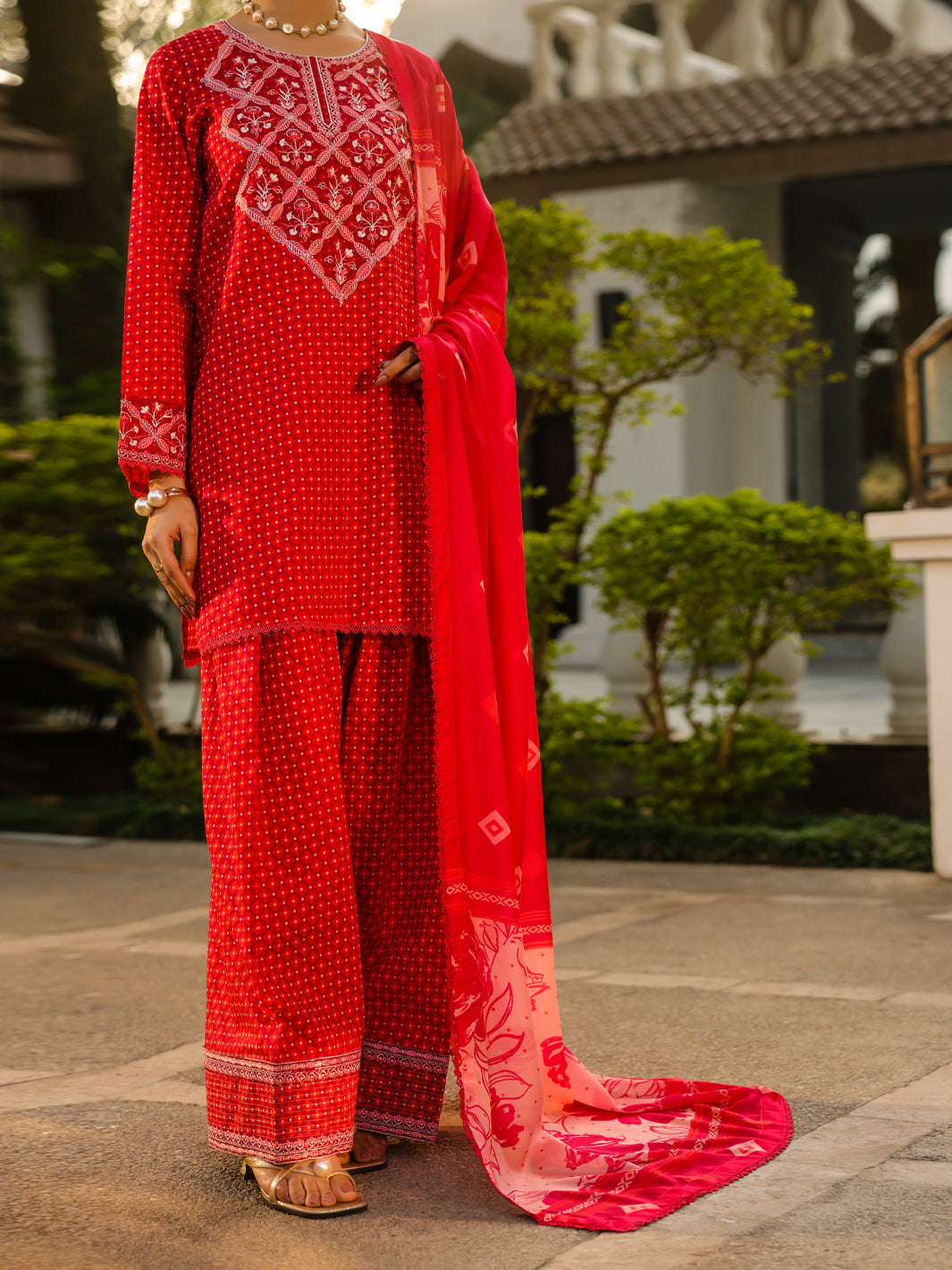 Fuchsia Lawn 3Pc Unstitched - ALP-3PS-2424