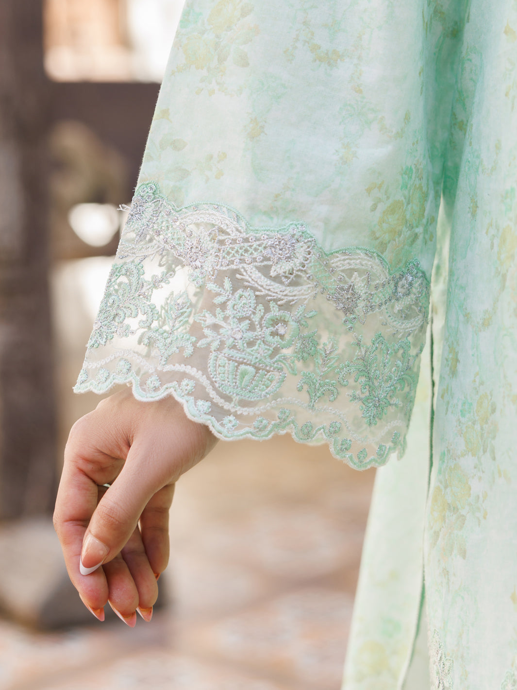 Light Green Stitched 3Pc- ALP-3PS-2639