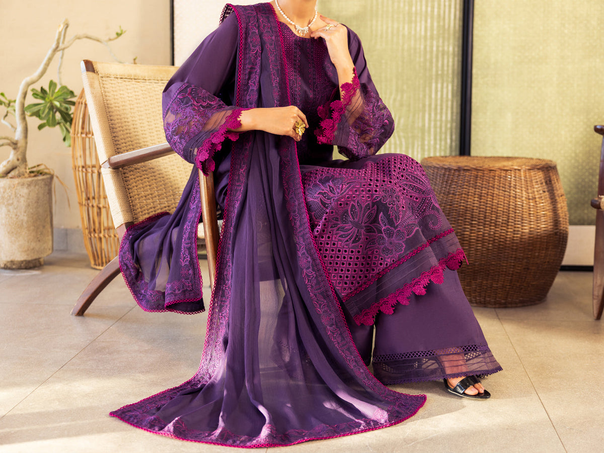 Purple Lawn Unstitched 3Pc - ALP-3PS-2645