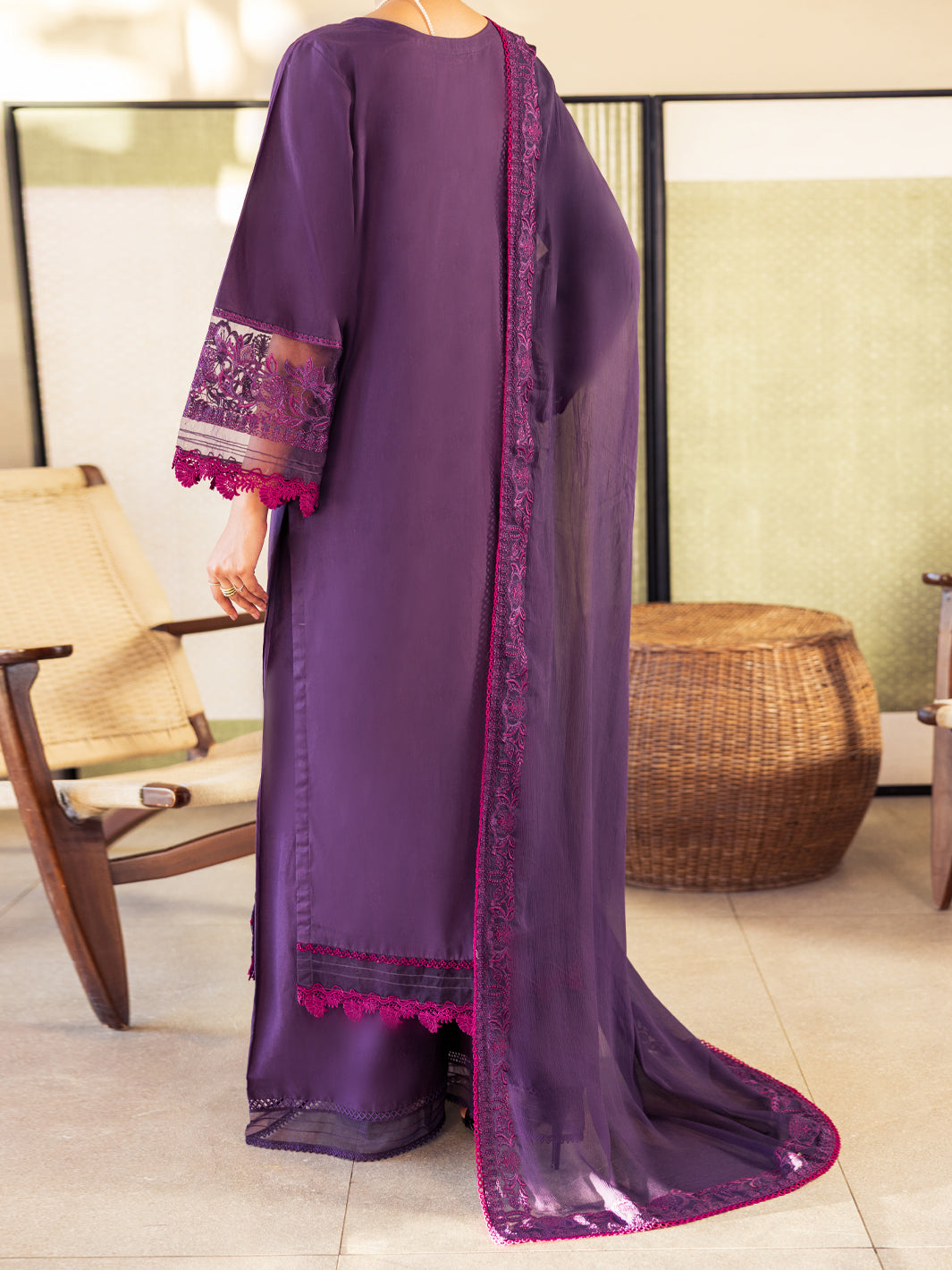 Purple Lawn Unstitched 3Pc - ALP-3PS-2645