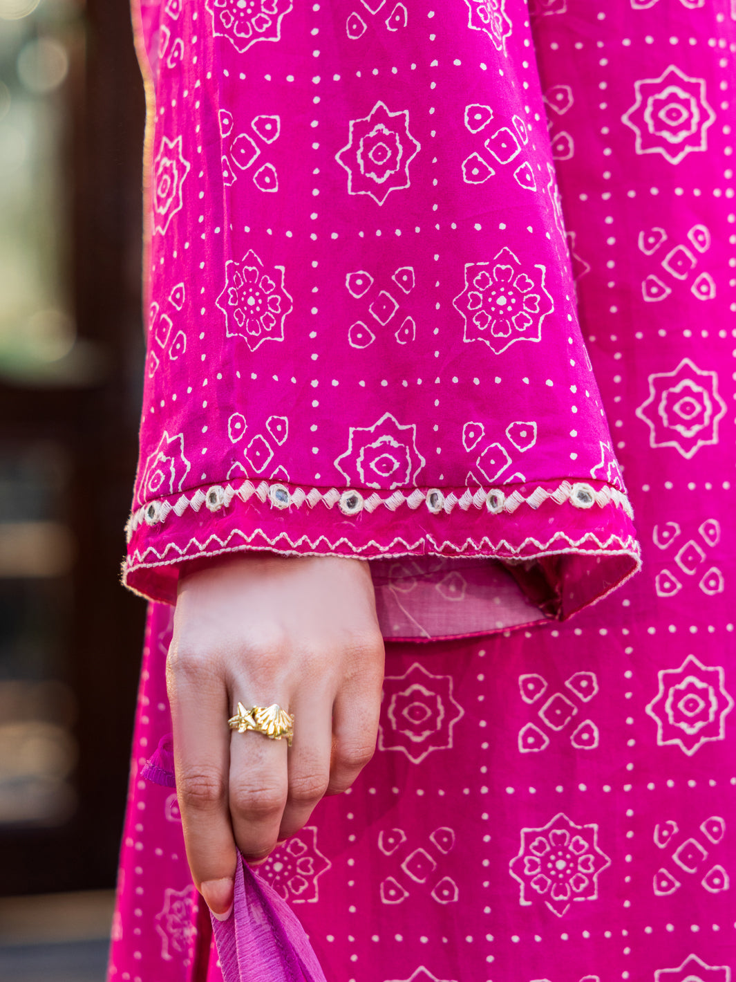 Pink Cotton Stitched 3PC - ALP-3PS-2675