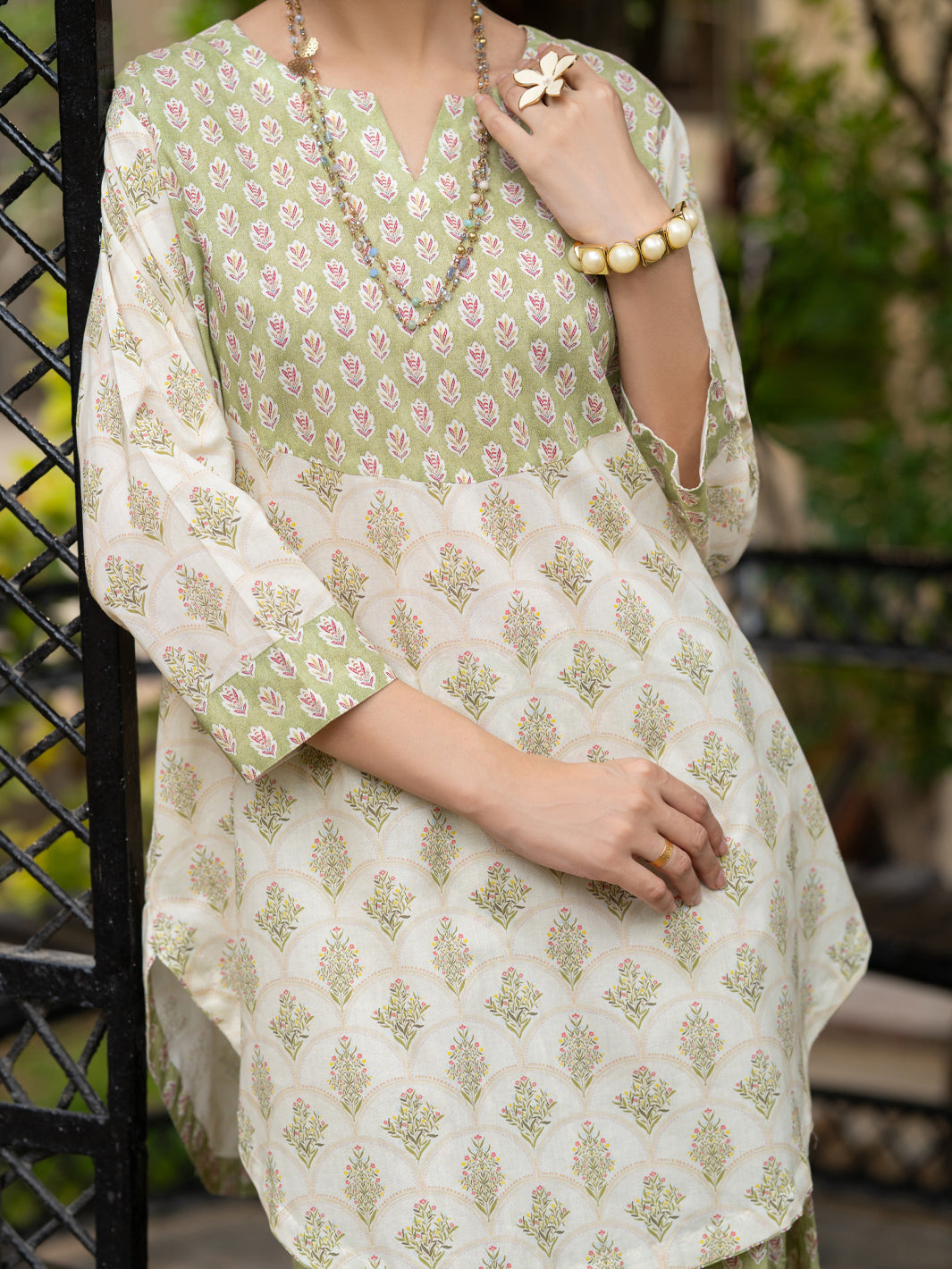 Lemon Lawn Co-Ord Set - ALP-2PS-SLKS-2775