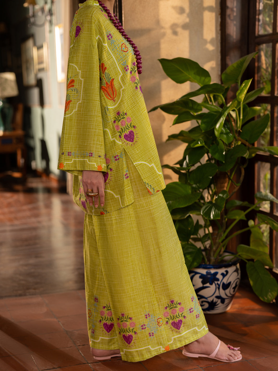 Green Cambric Stitched 2Pc - ALP-2PS-LKS-2823