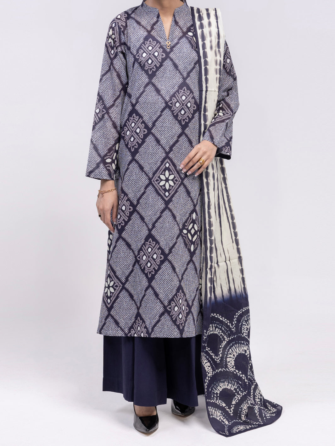 Blue Lawn 2Pc Unstitched - ALP-2PS-LKD-2470