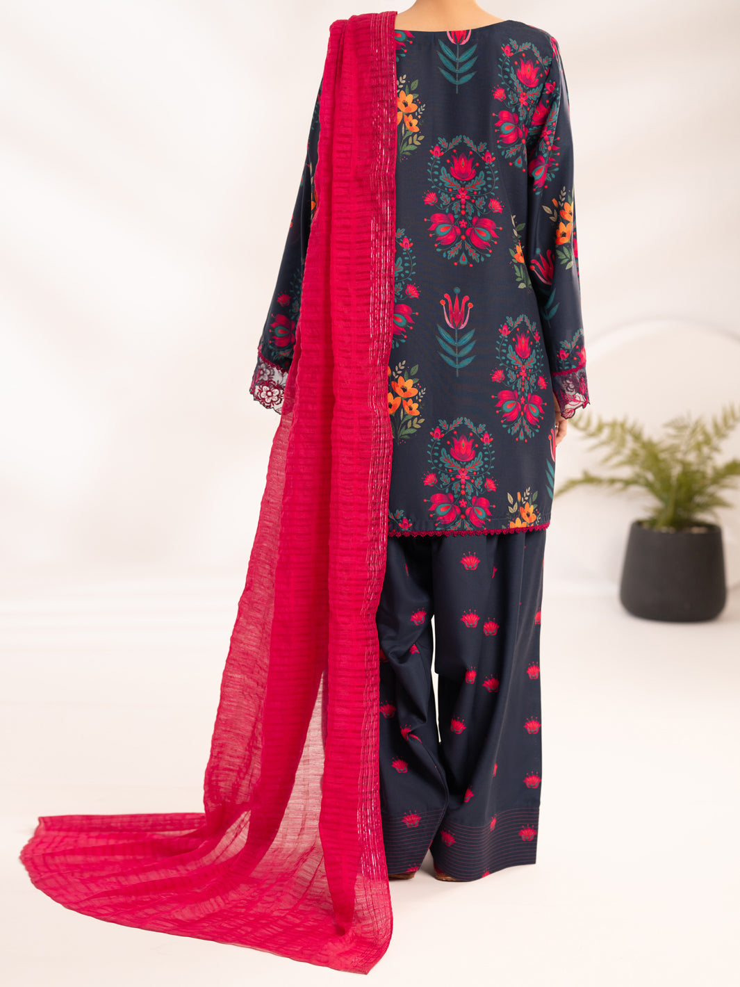 Blue Lawn Unstitched 3Pc - ALP-3PS-2465