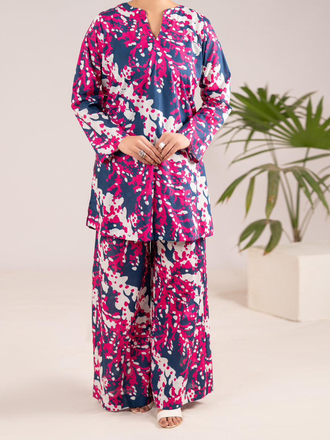 Blue Lawn Co-Ord Set - ALP-2PS-LKS-2506