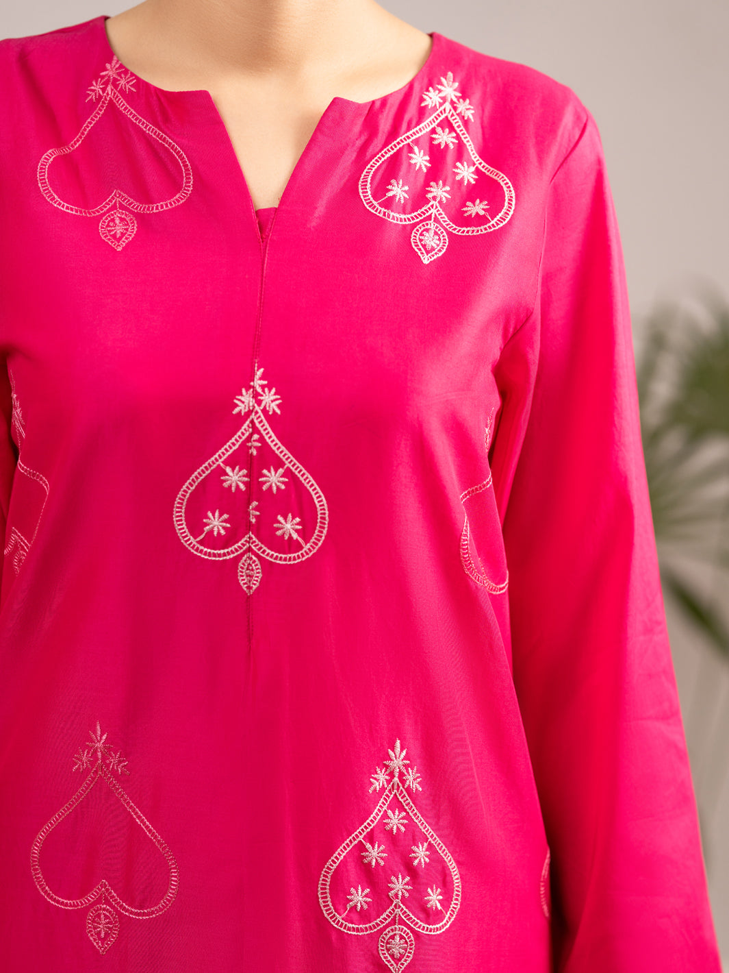Fuchsia Lawn Co-Ord Set - ALP-2PS-LKS-2539