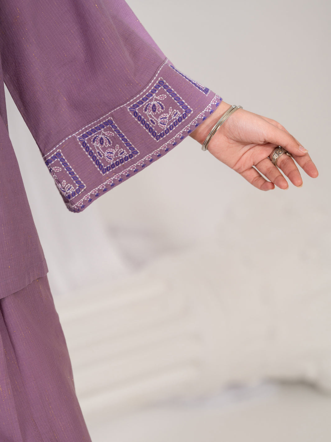 Lilac Stitched 2Pc - ALP-2PS-LKS-2787