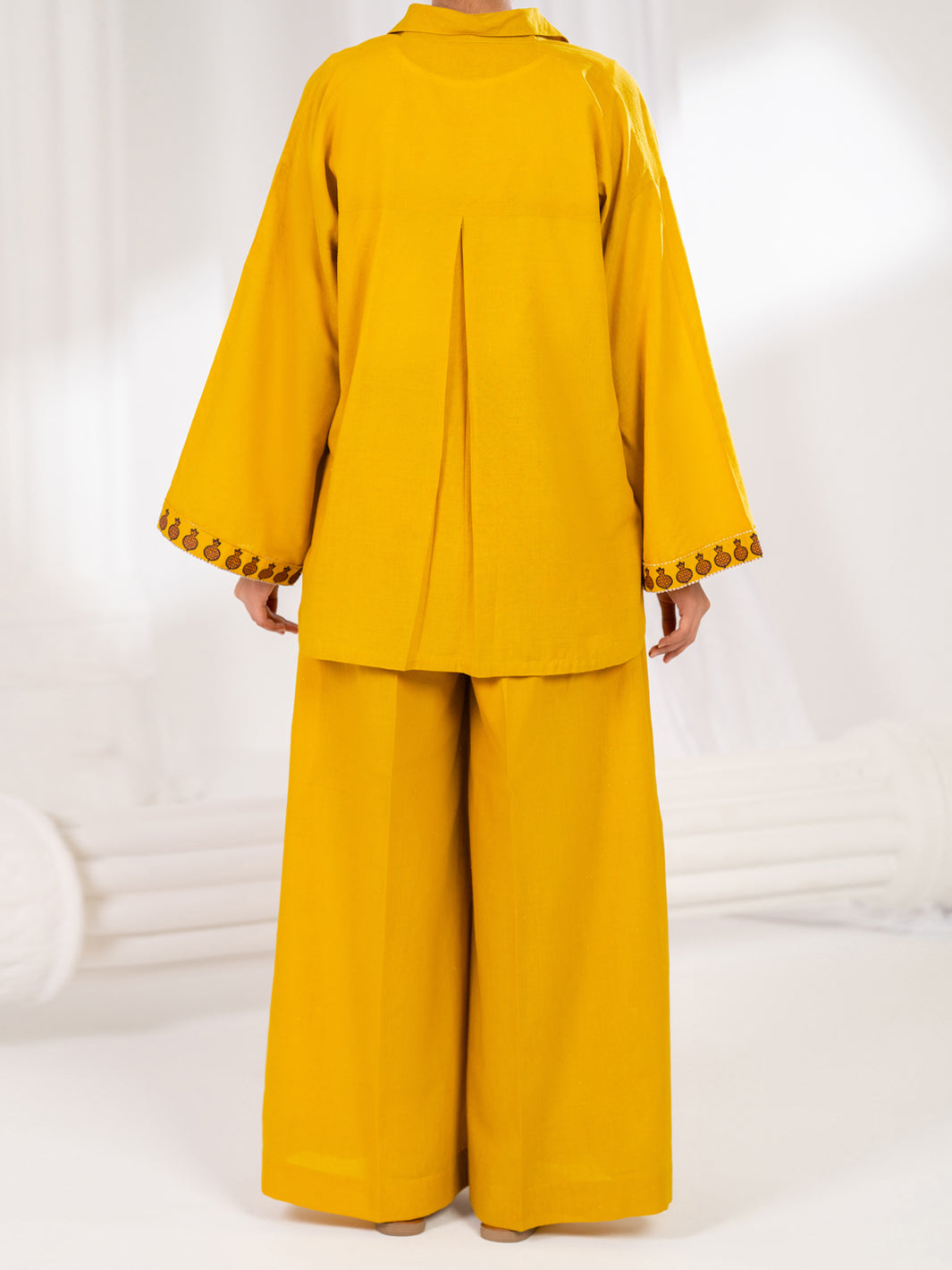 Lemon Stitched 2Pc - ALP-2PS-LKS-2788
