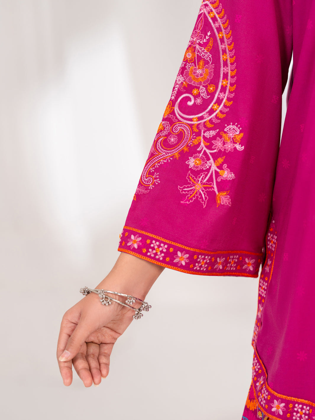 Pink Cotton Stitched 2Pc - ALP-2PS-LKS-2796