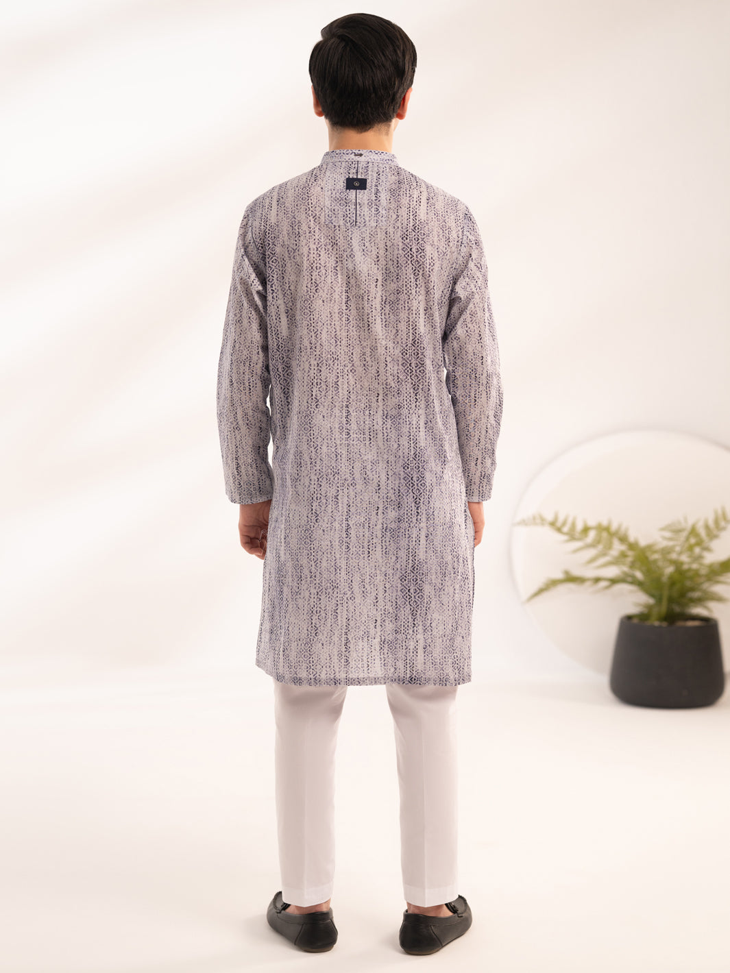 Purple Cotton Kurta - ALT-K-069