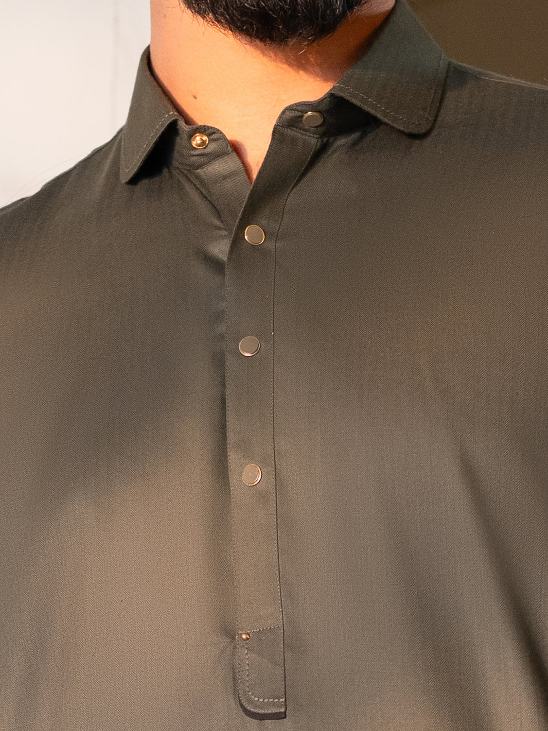 Olive Cut & Sew Kameez Shalwar - ALWA-KS-637