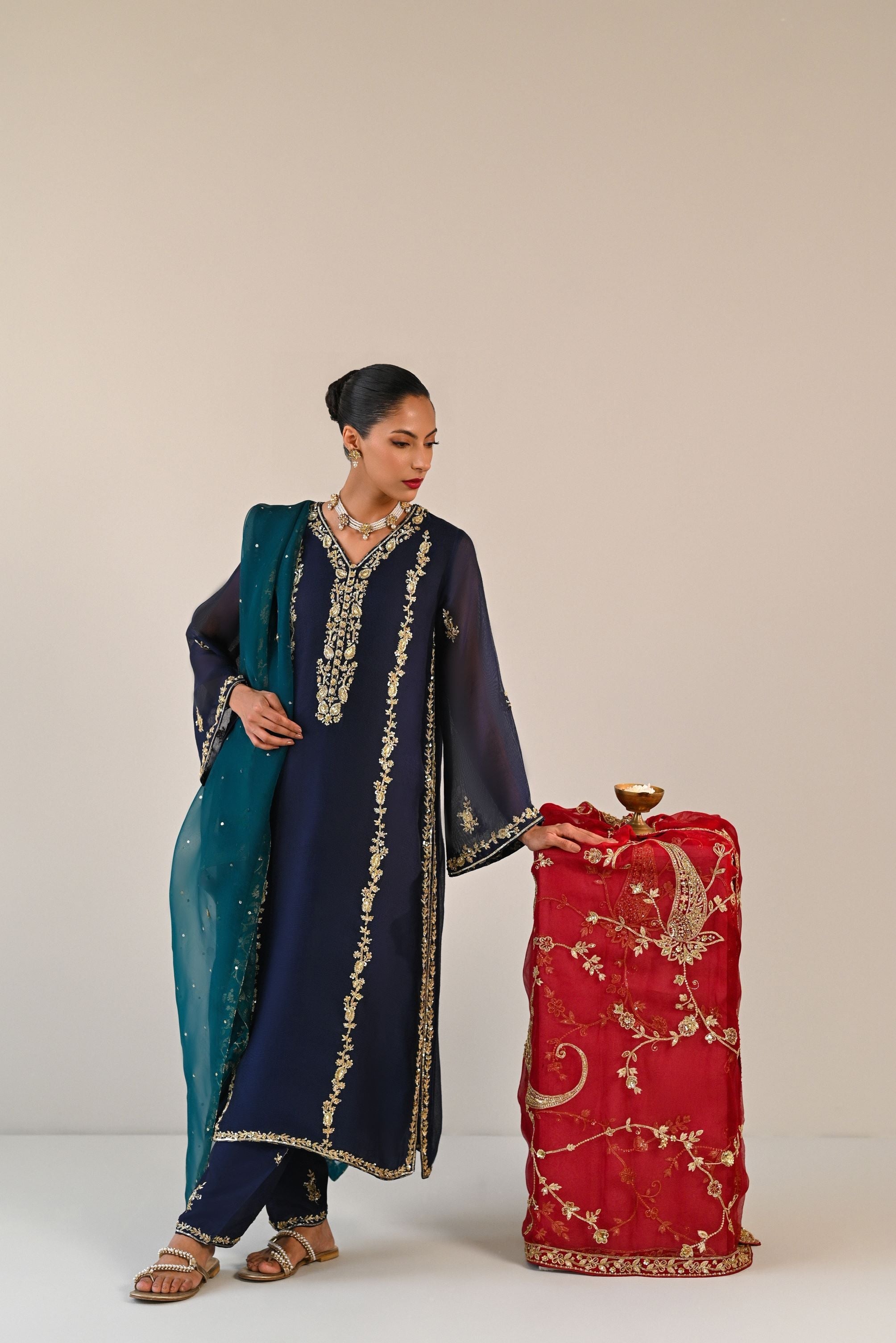 Jumana Navy Blue