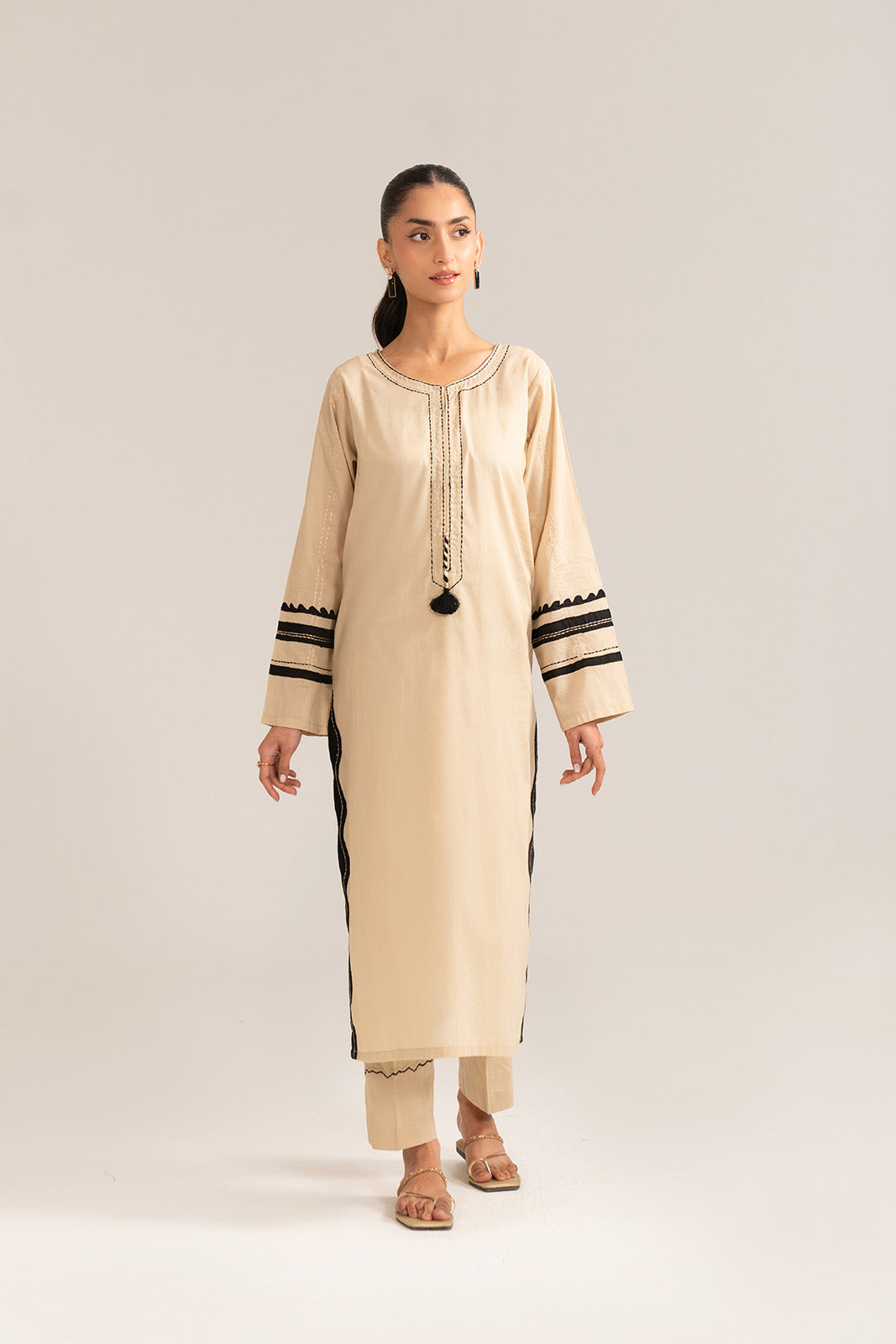 2 Piece Lawn Solid Suit (CP0031)