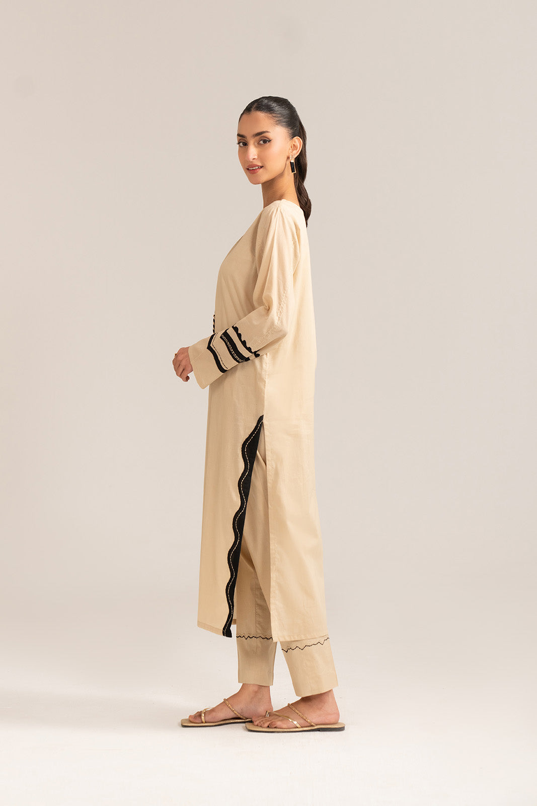 2 Piece Lawn Solid Suit (CP0031)