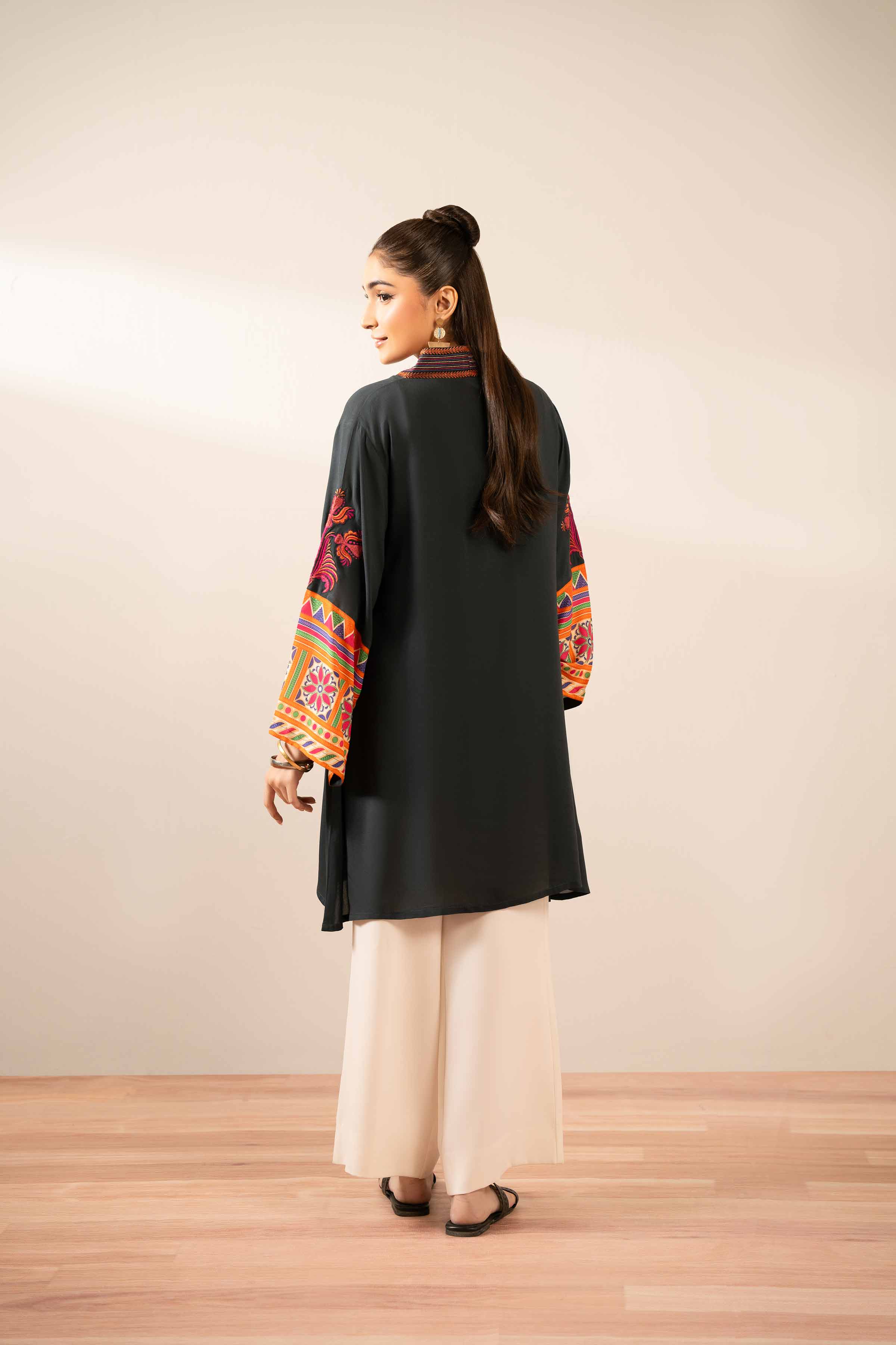 Printed Embroidered Tunic - AS25-107