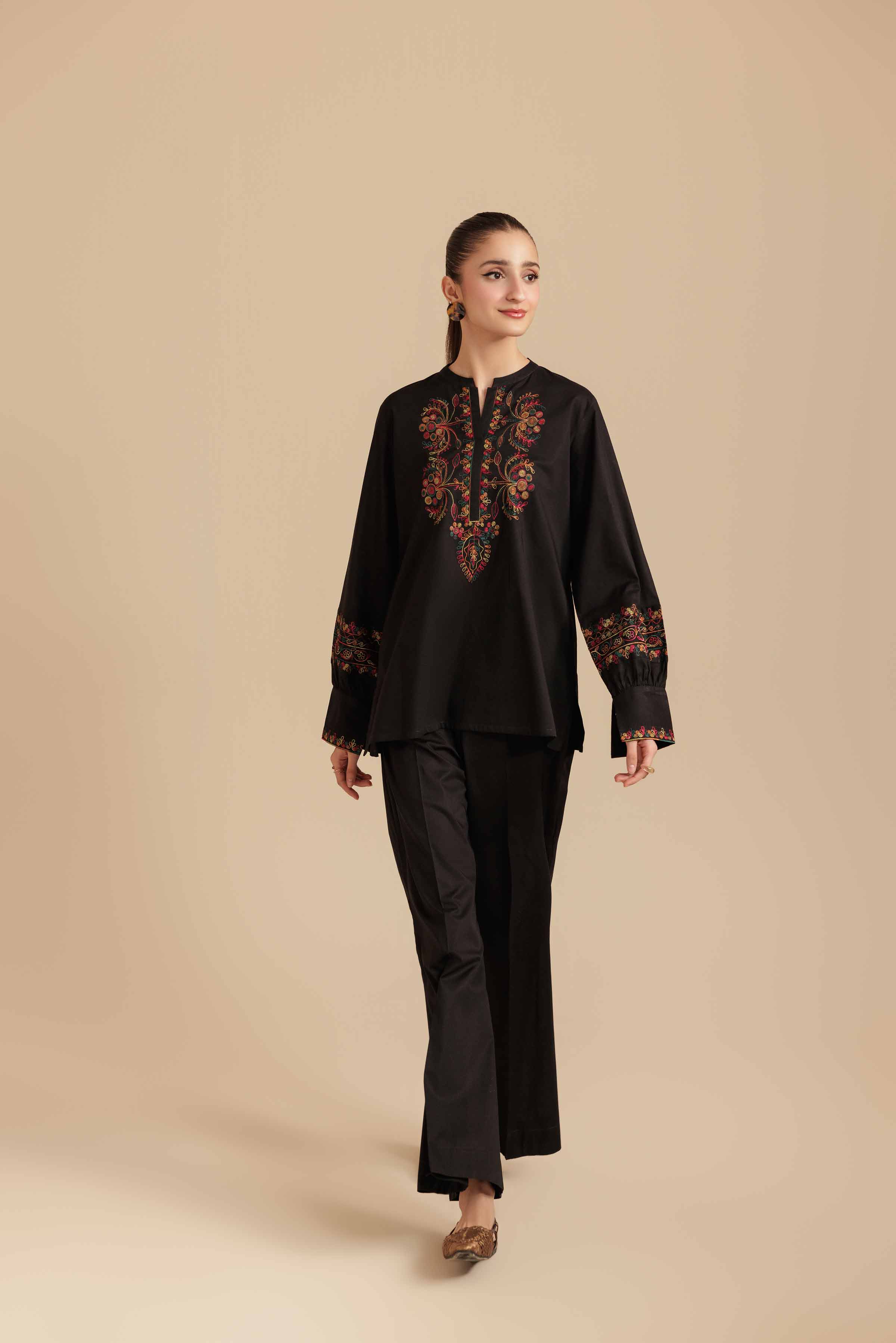 2 Piece - Embroidered Suit - AS25-108