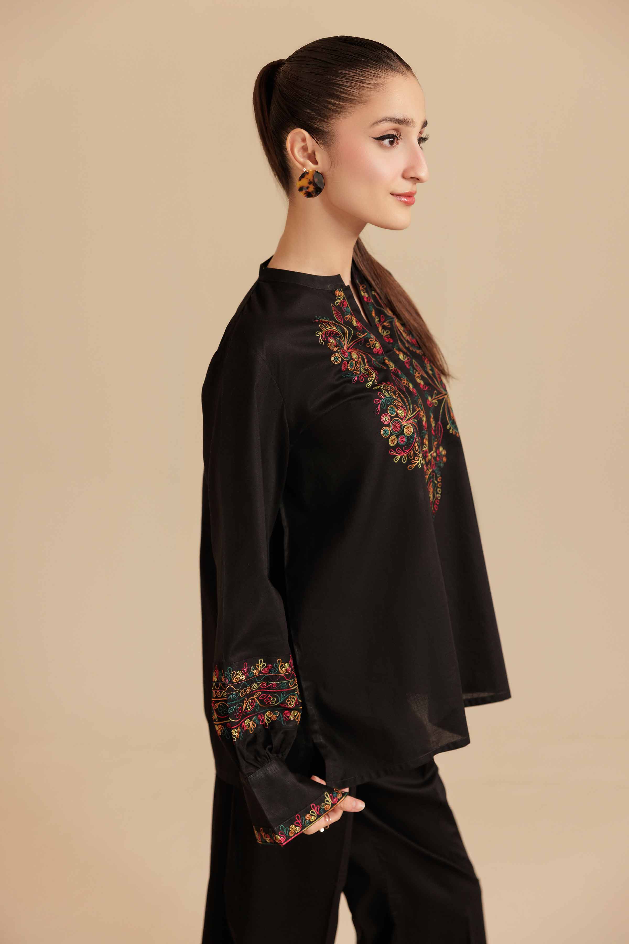 2 Piece - Embroidered Suit - AS25-108