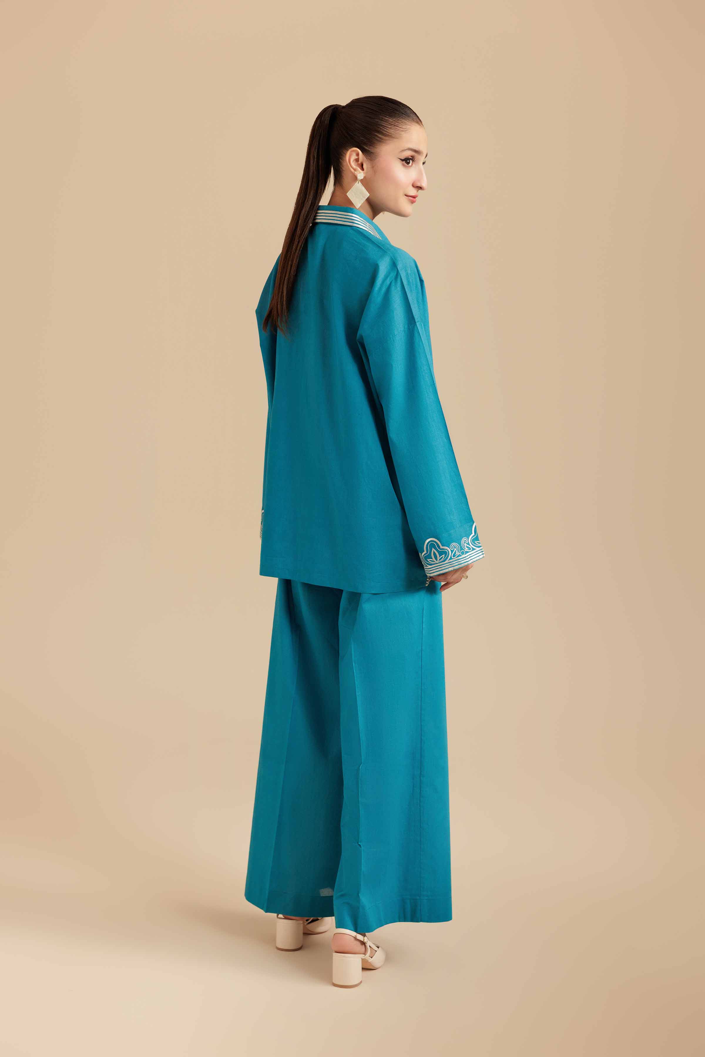 2 Piece - Embroidered Suit - AS25-116