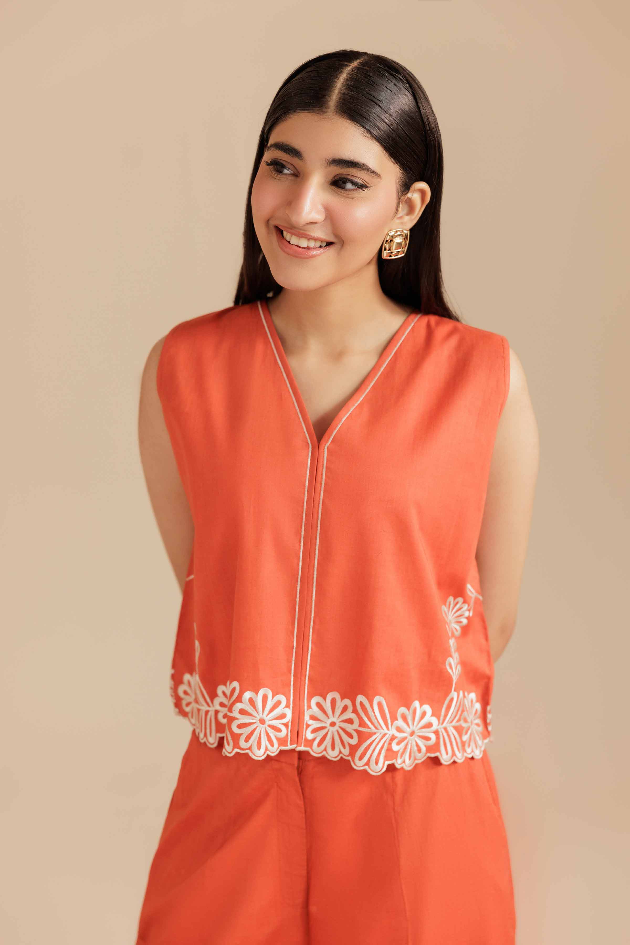 2 Piece - Embroidered Suit - AS25-117