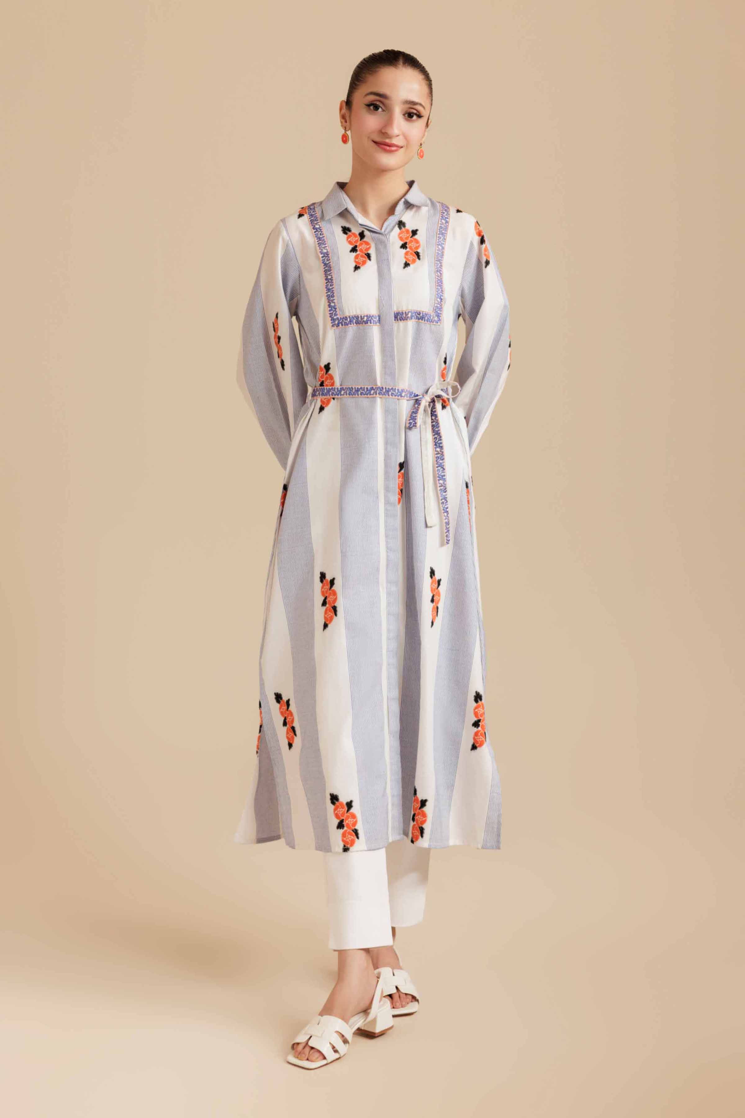 Embroidered Dress - AS25-122