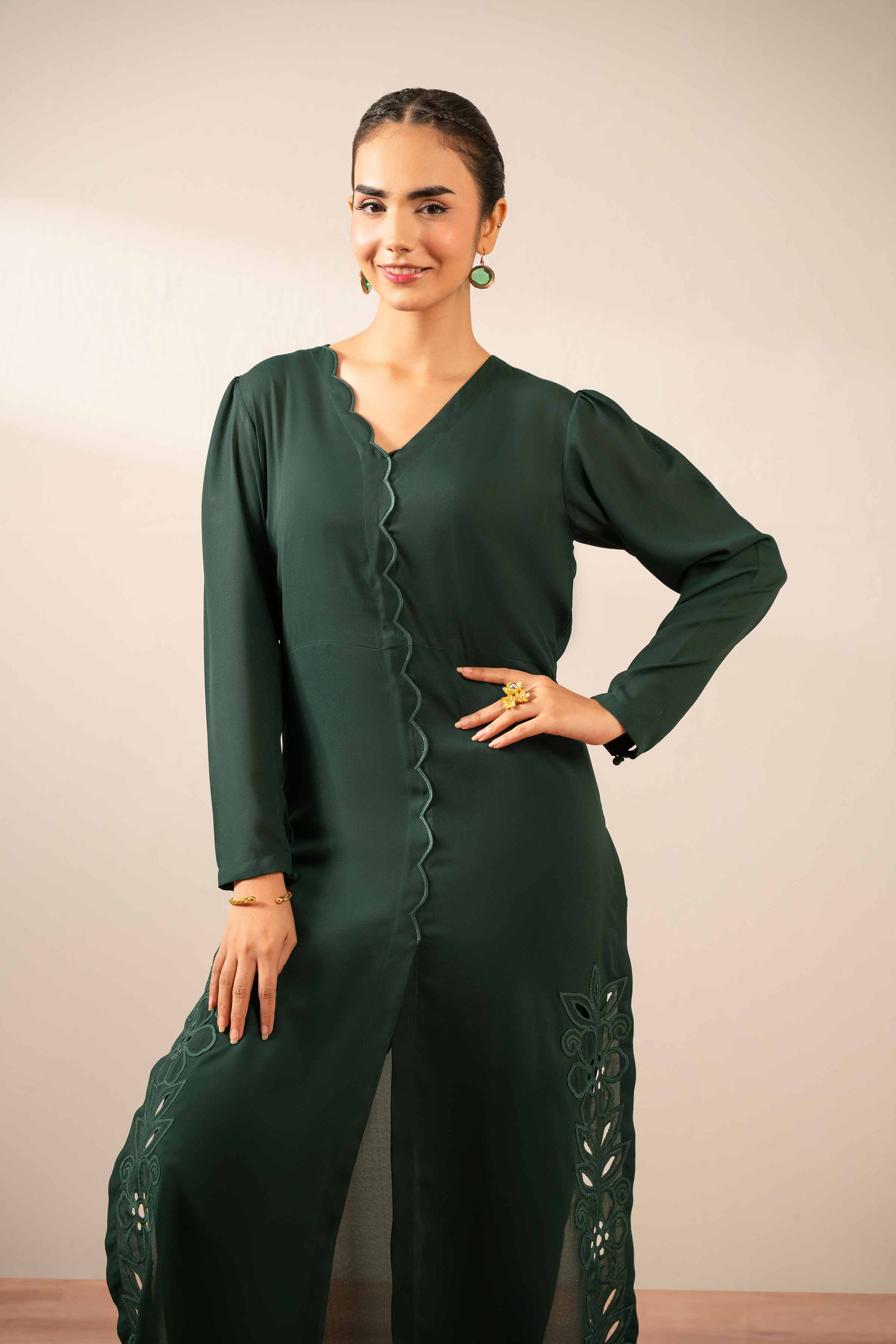 2 Piece - Embroidered Suit - AS25-125