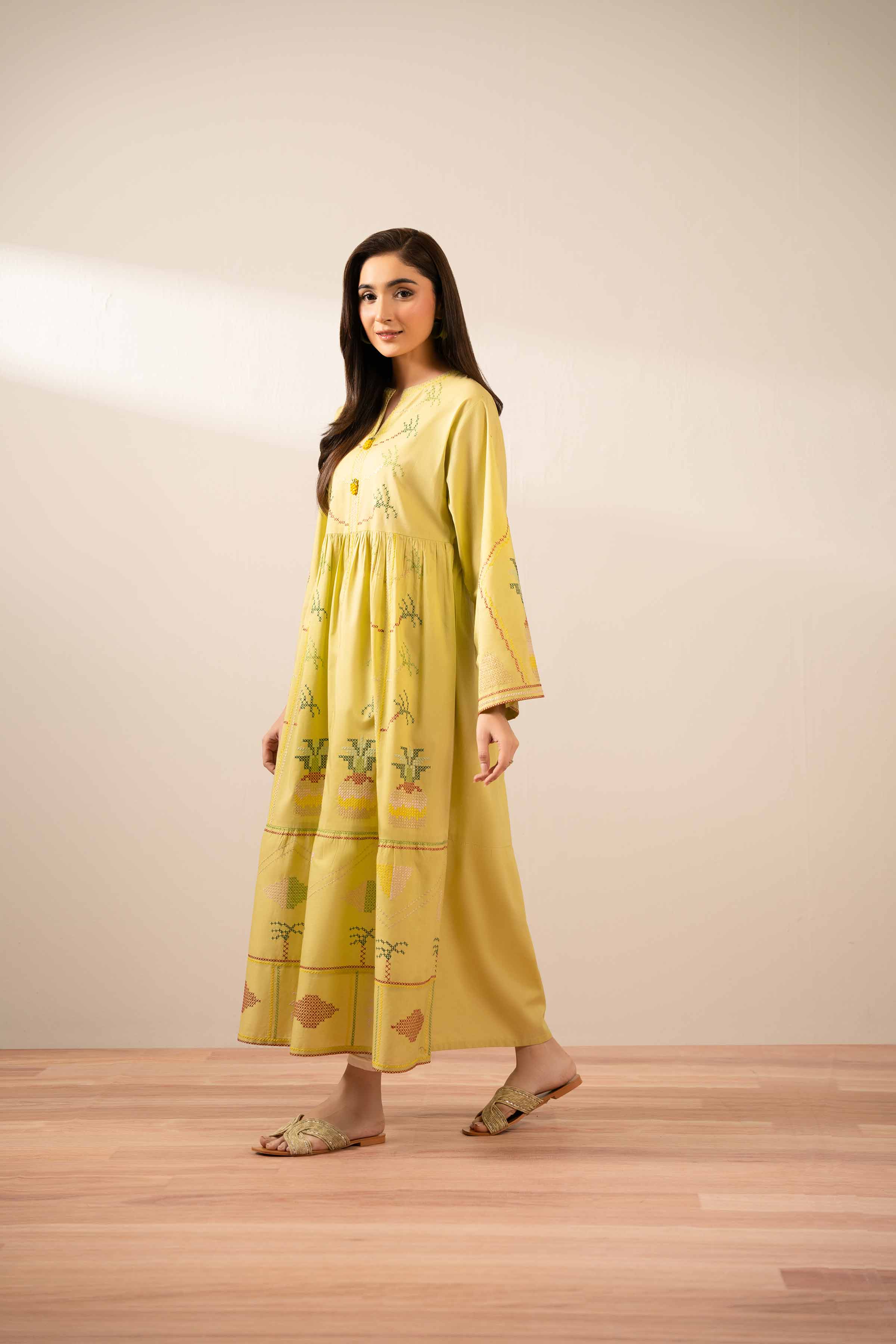 Embroidered Dress - AS25-83