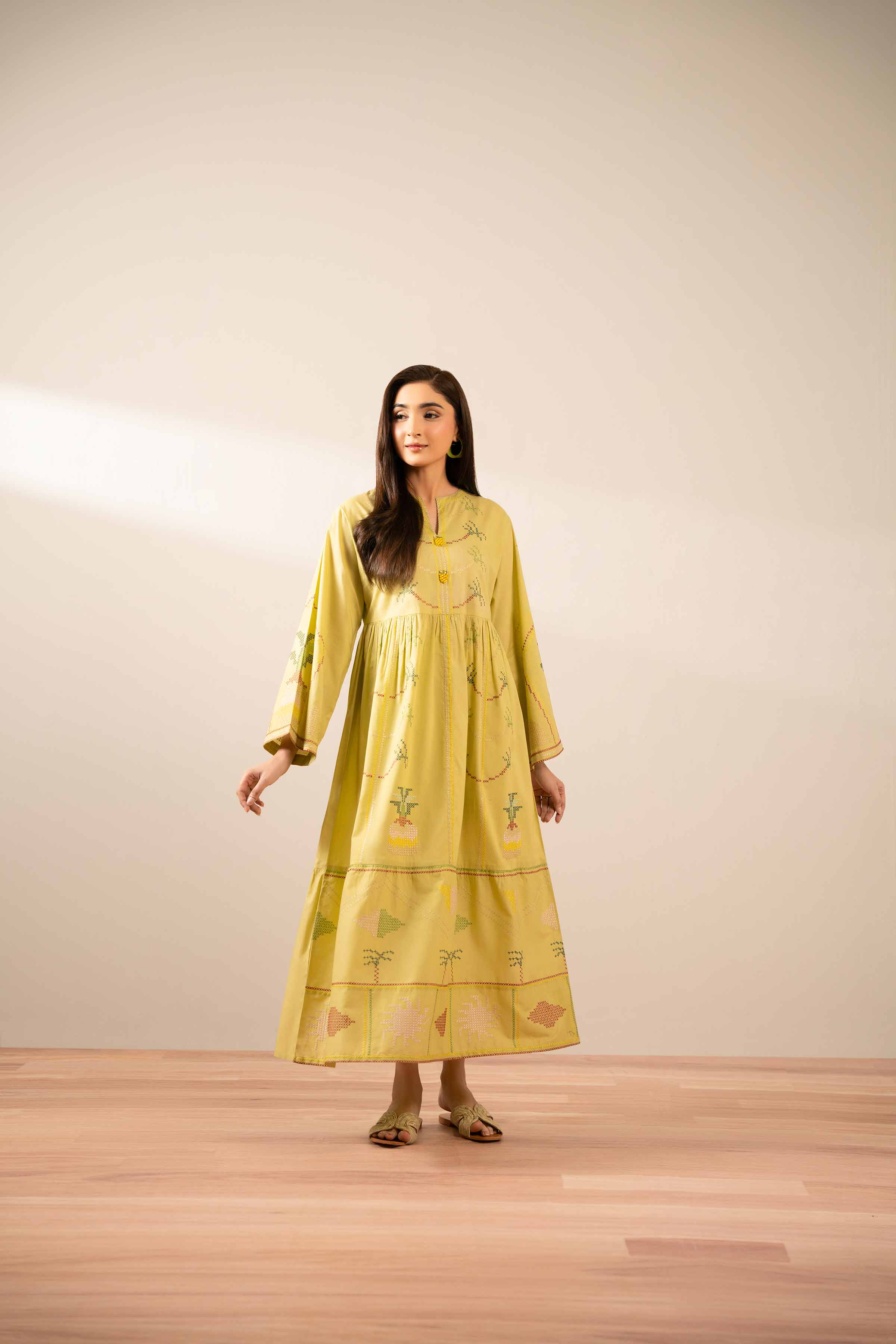 Embroidered Dress - AS25-83