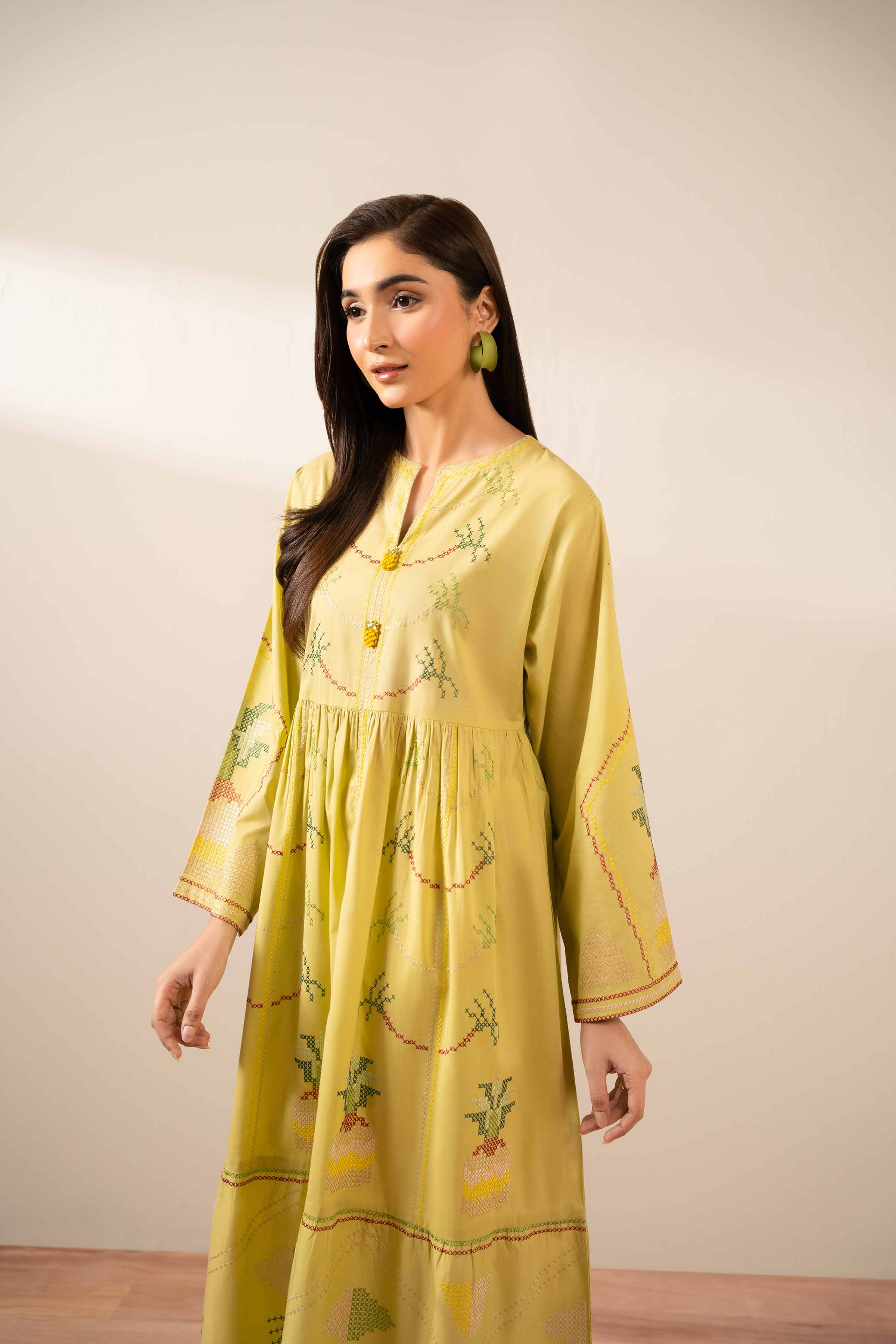 Embroidered Dress - AS25-83