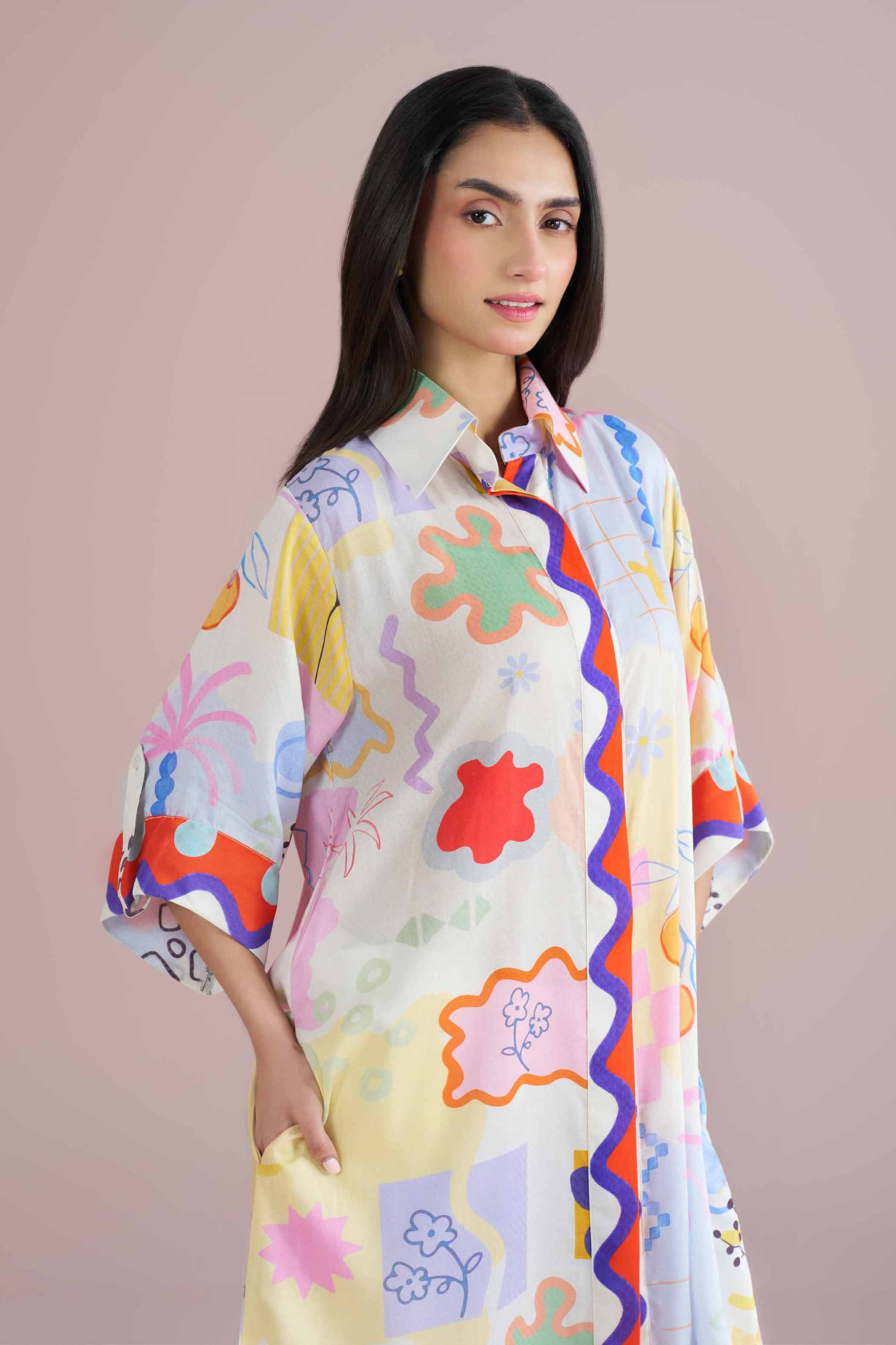 Printed Dress - AS26-37
