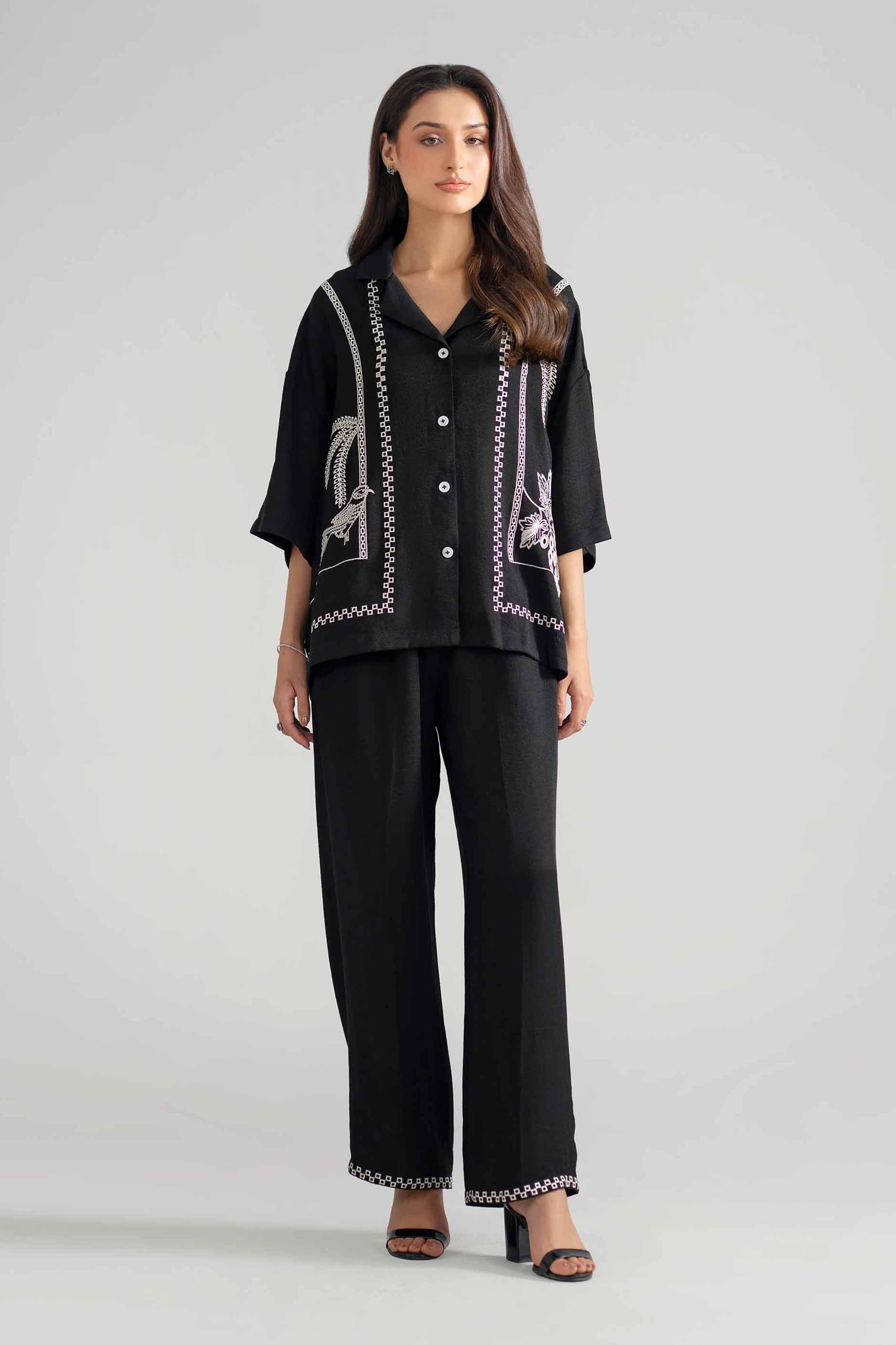 2 Piece - Embroidered Suit - AS26-40