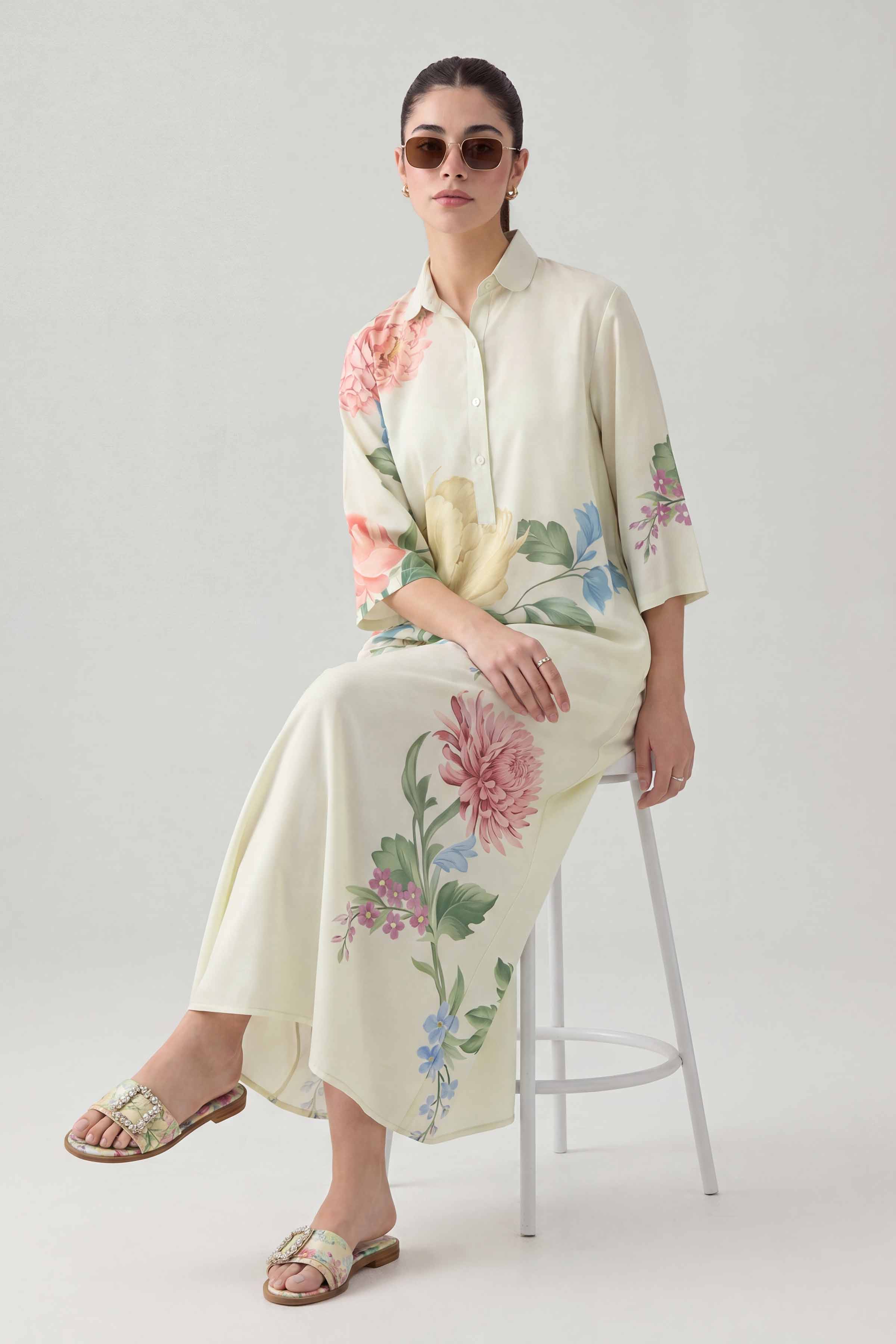 Printed Dress - AS26-92