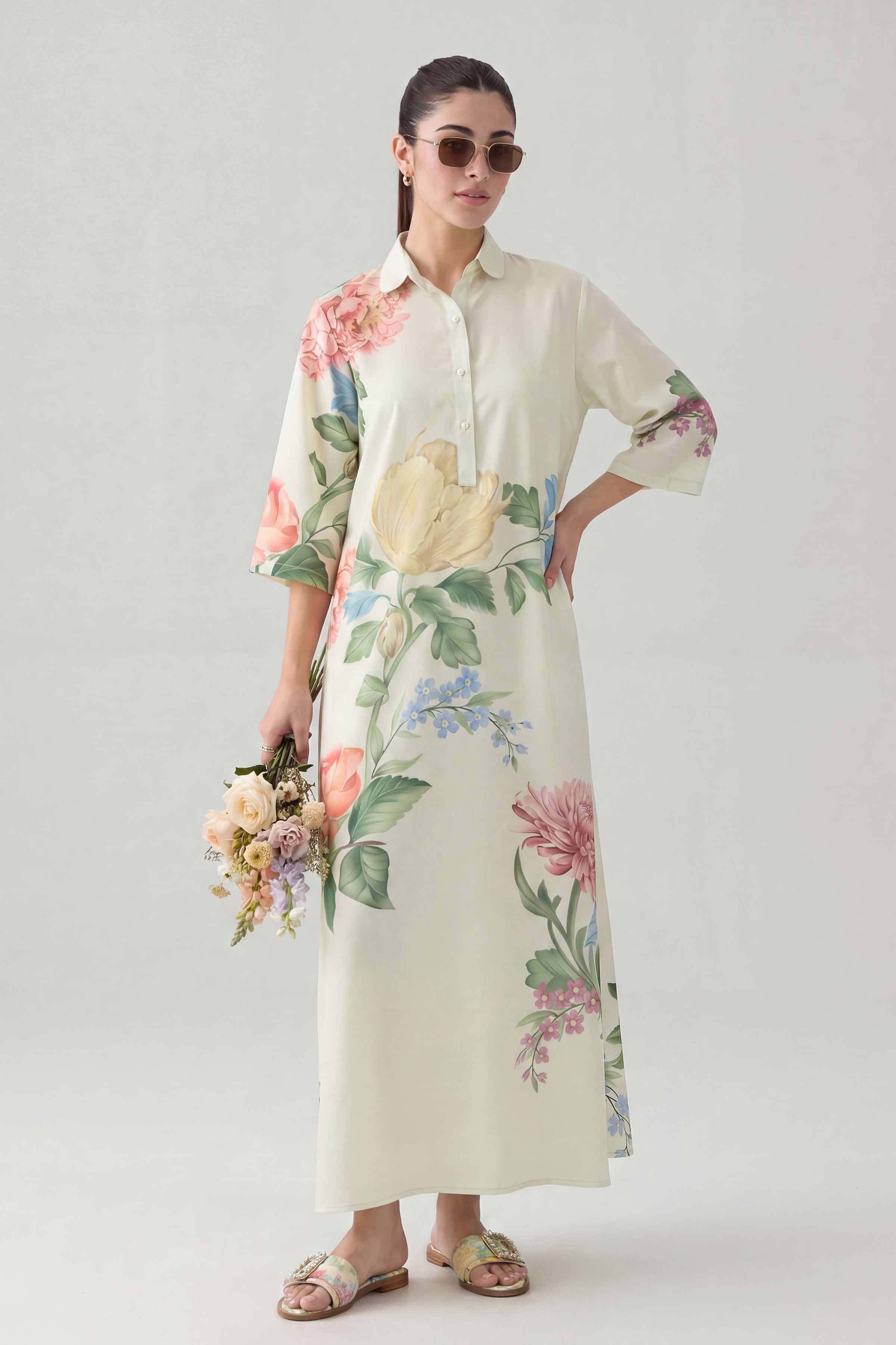 Printed Dress - AS26-92