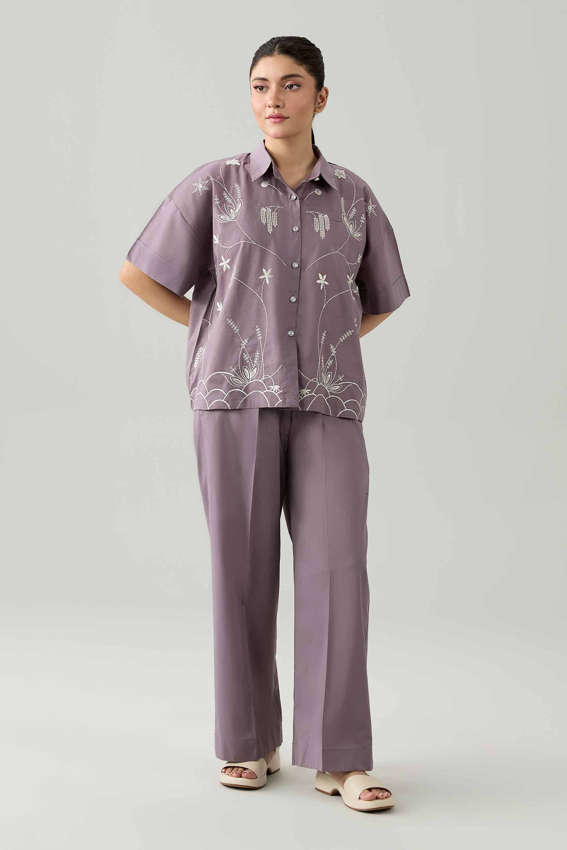 2 Piece - Embroidered Suit - AS26-99