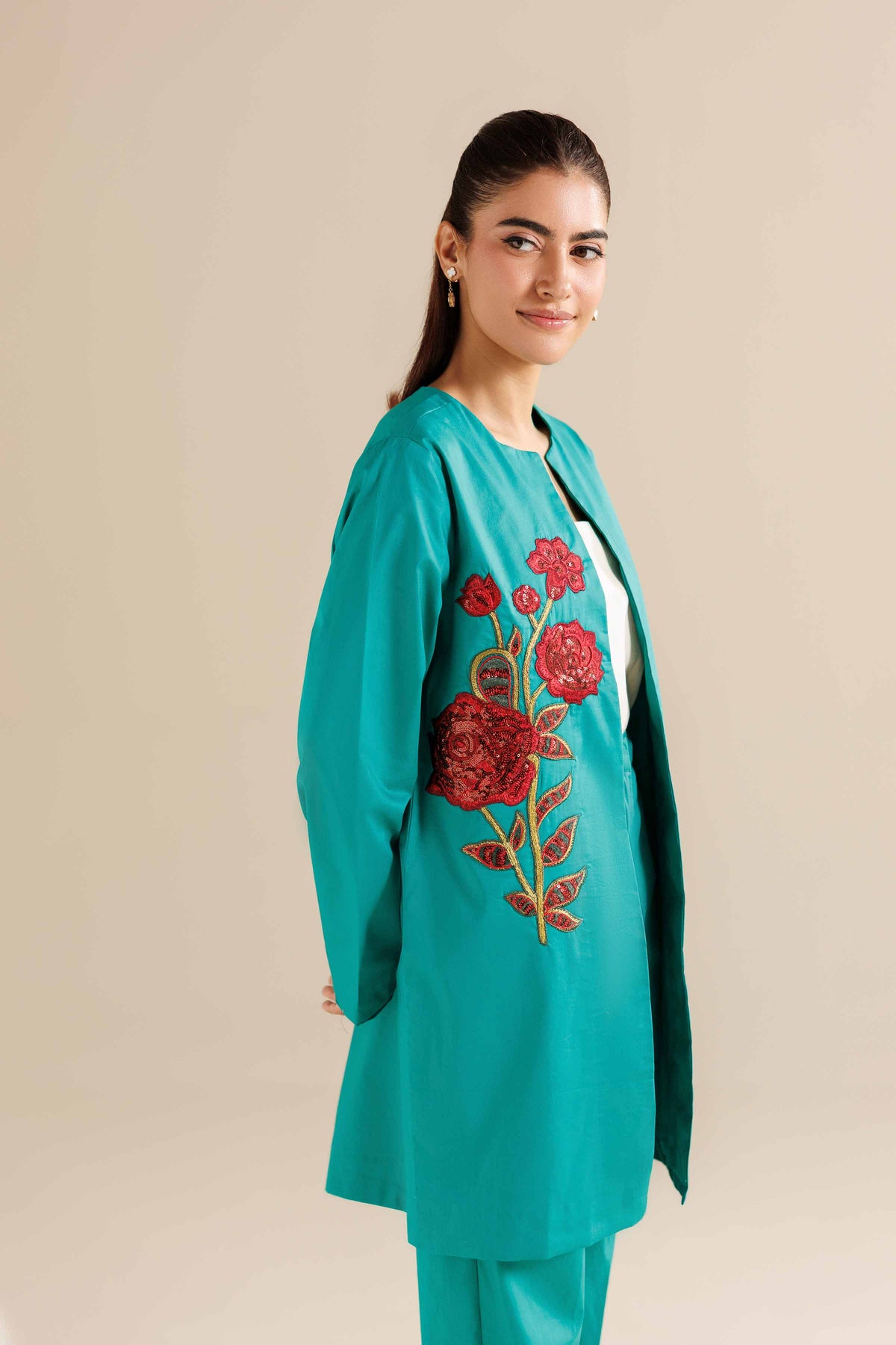 2 Piece - Embroidered Suit - AW25-09