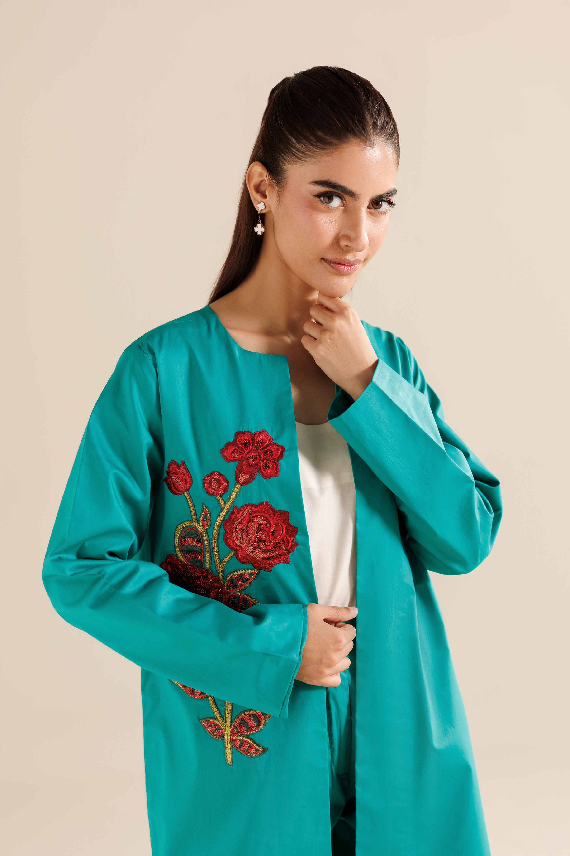 2 Piece - Embroidered Suit - AW25-09