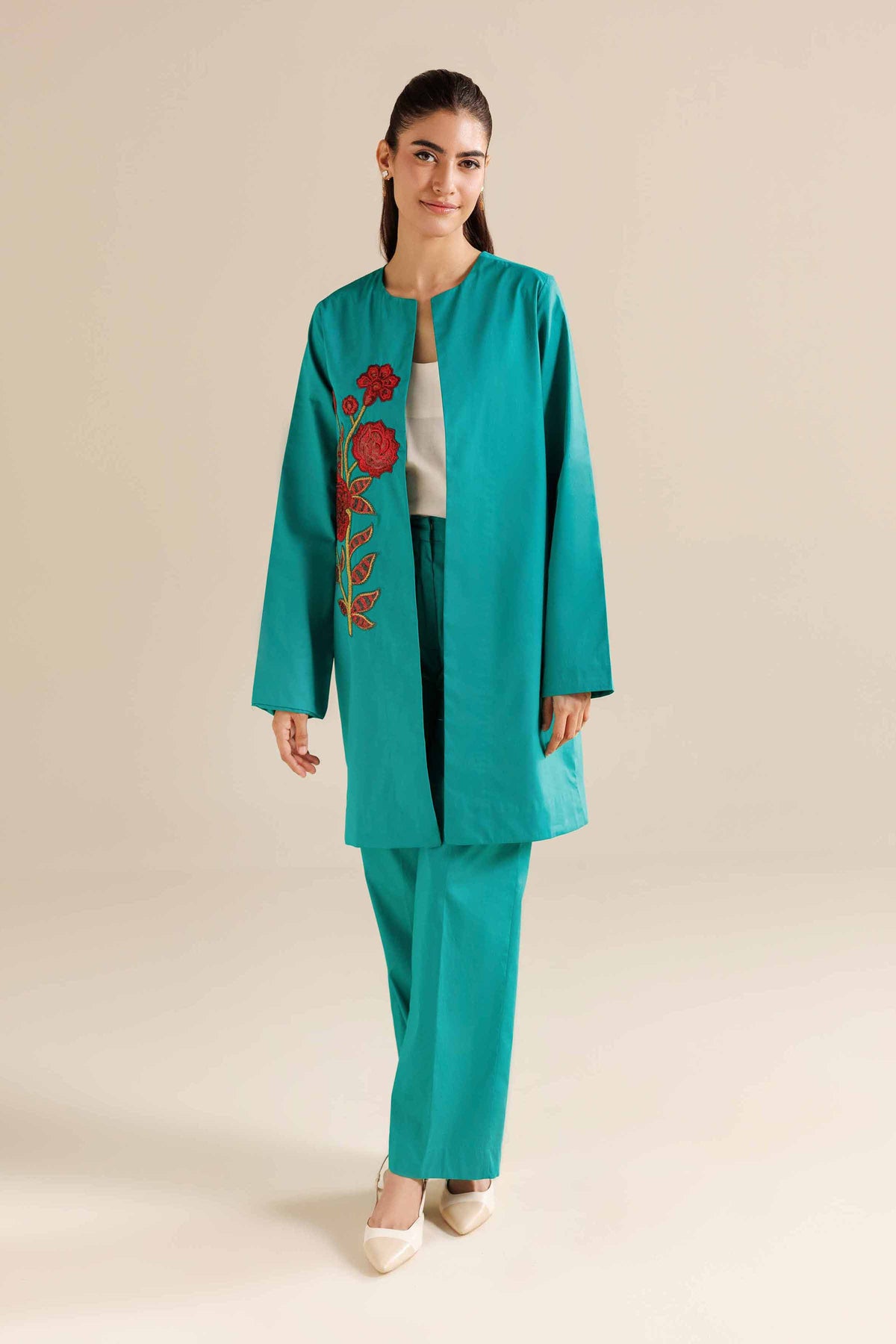 2 Piece - Embroidered Suit - AW25-09