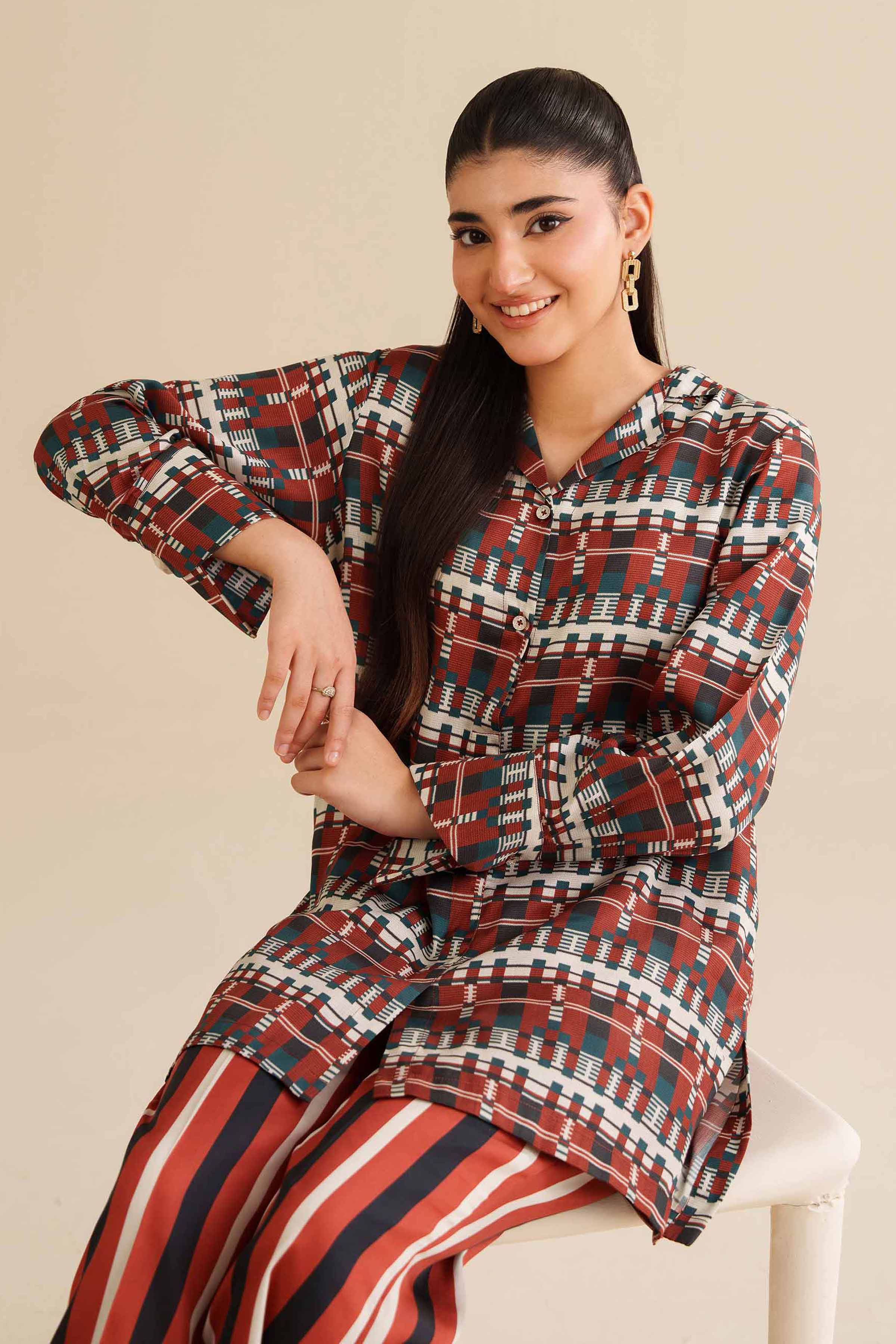2 Piece - Printed Suit - AW25-13