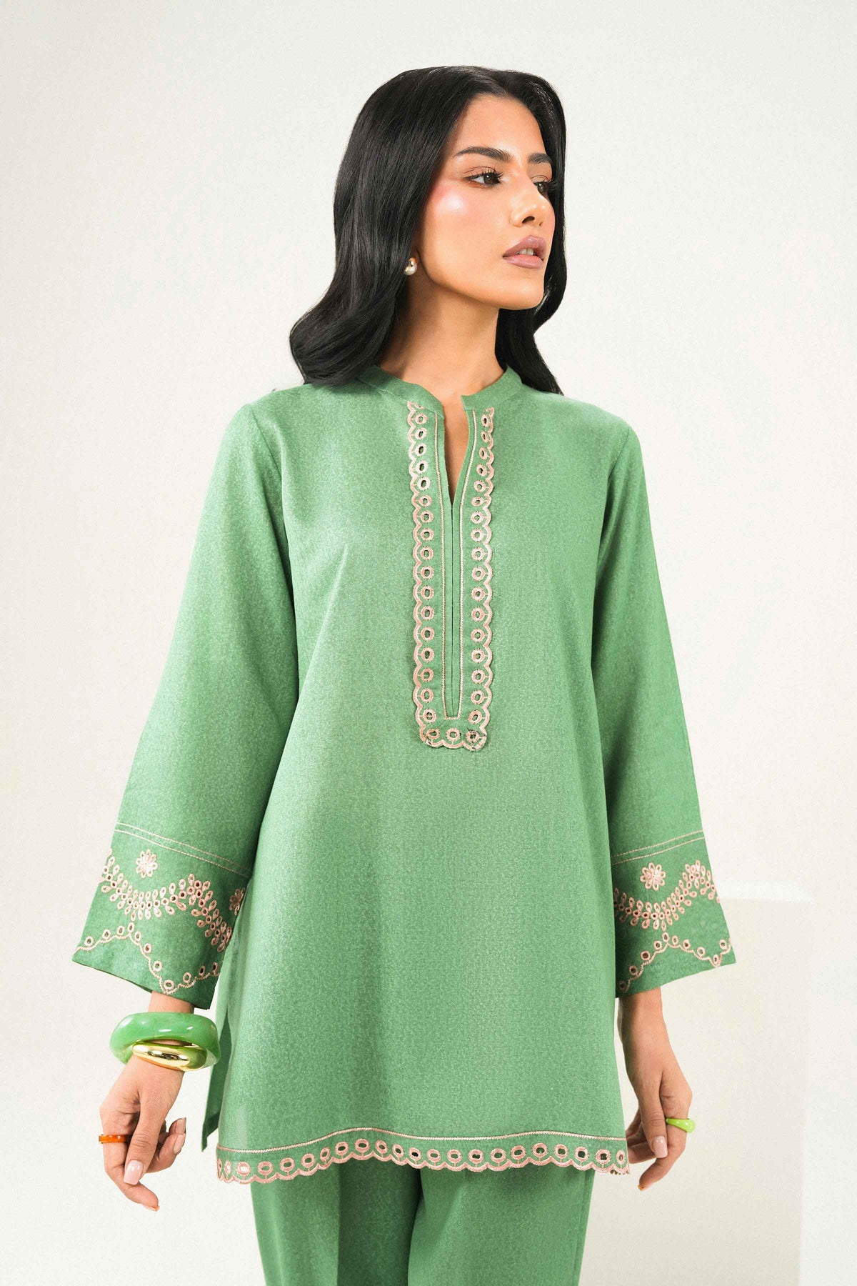 2 Piece - Embroidered Suit - AW25-31