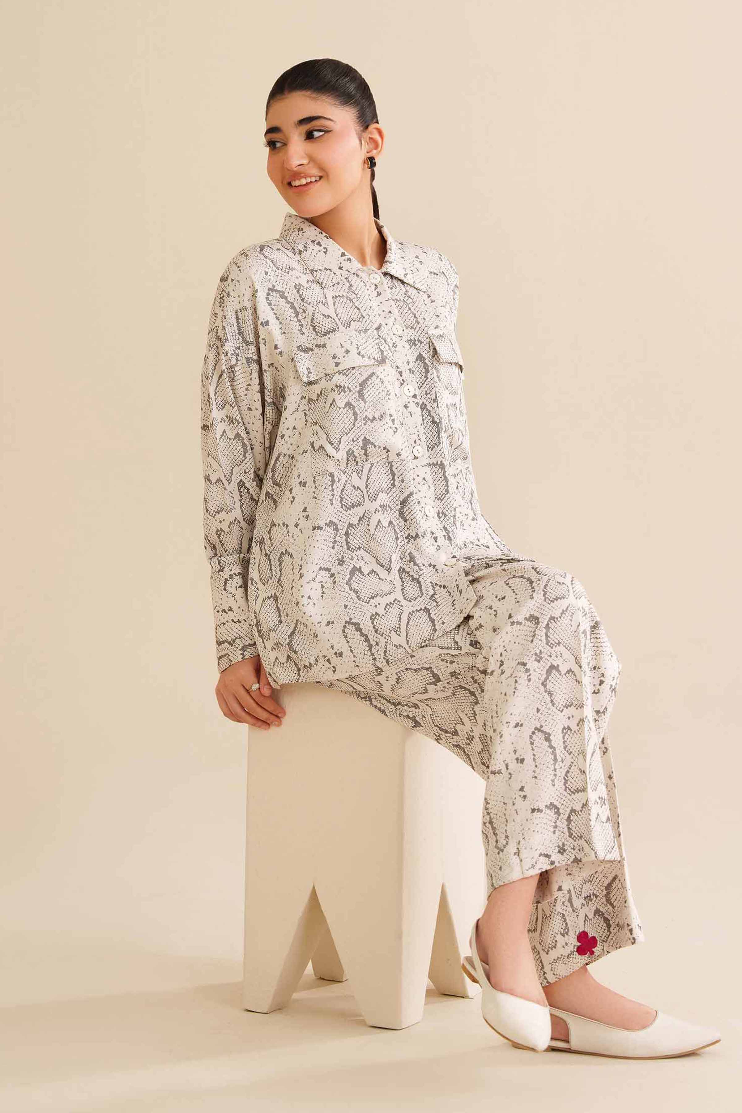 2 Piece - Printed Suit - AW25-43