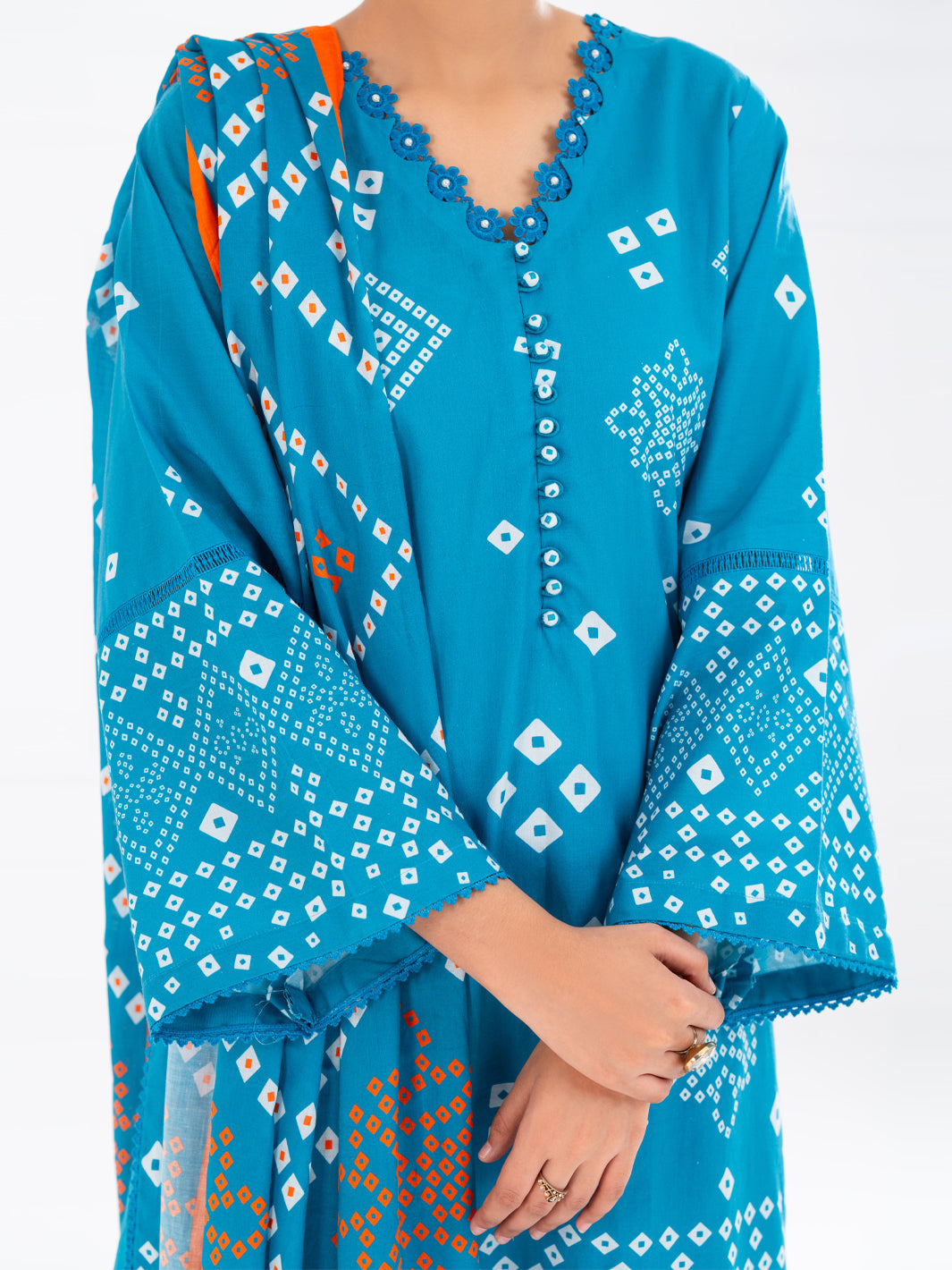 Ferozi Cambric 2Pc Unstitched - AWP-2PS-SLKD-UN-833