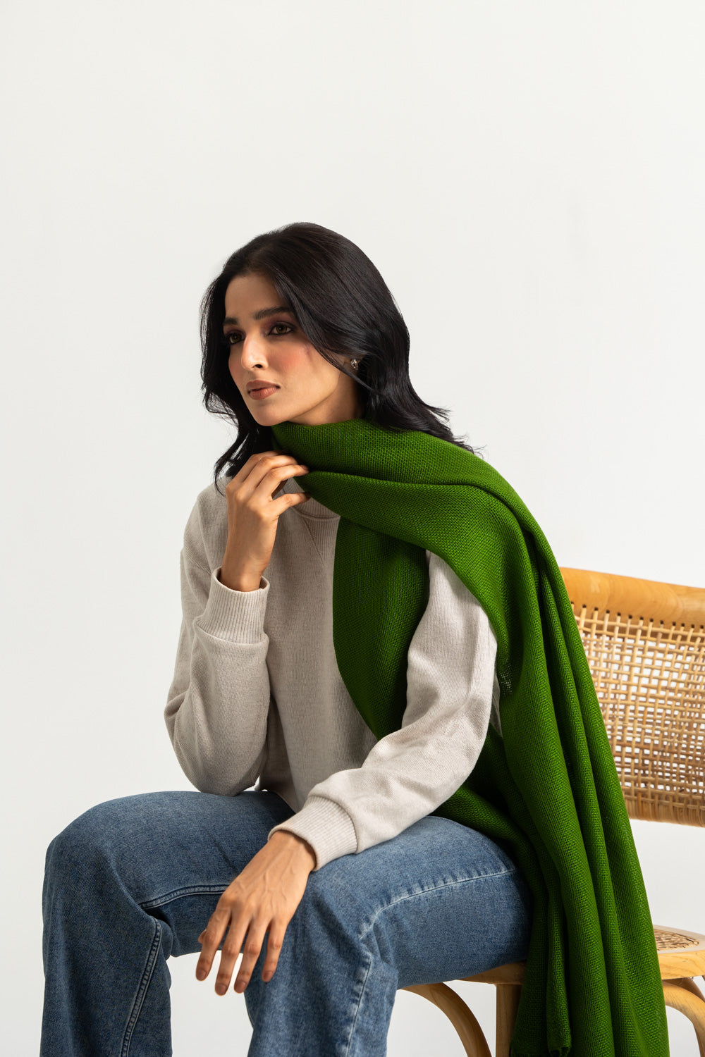Acrylic Dyed Shawl