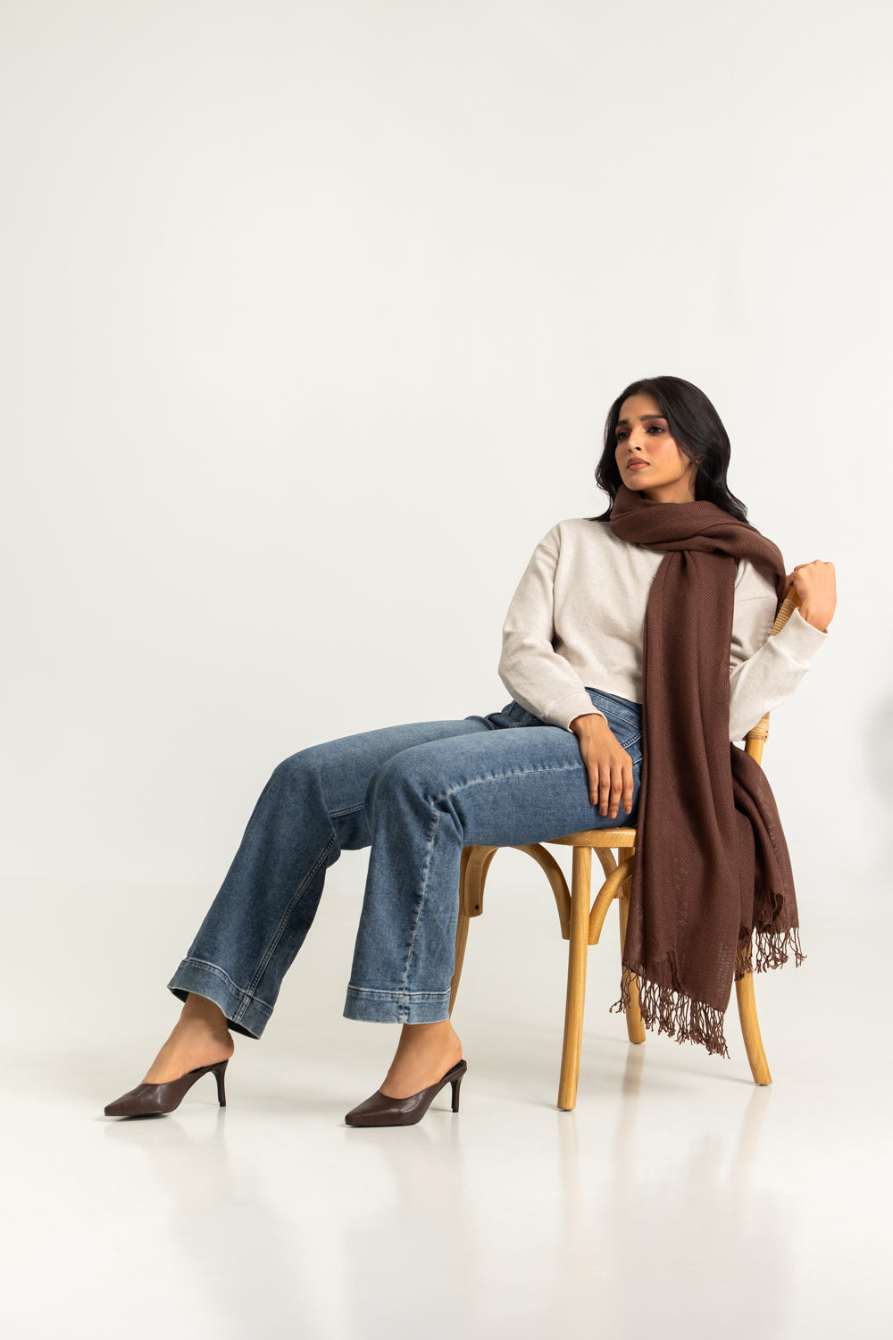 Acrylic Dyed Shawl