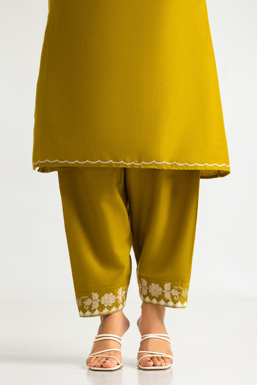 Acrylic Embroidered Co-Ord Set