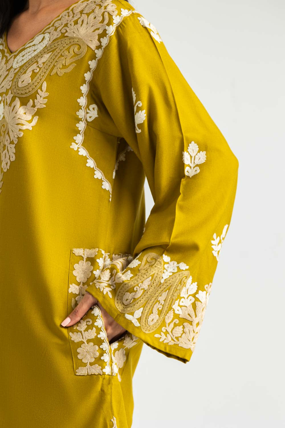 Acrylic Embroidered Co-Ord Set