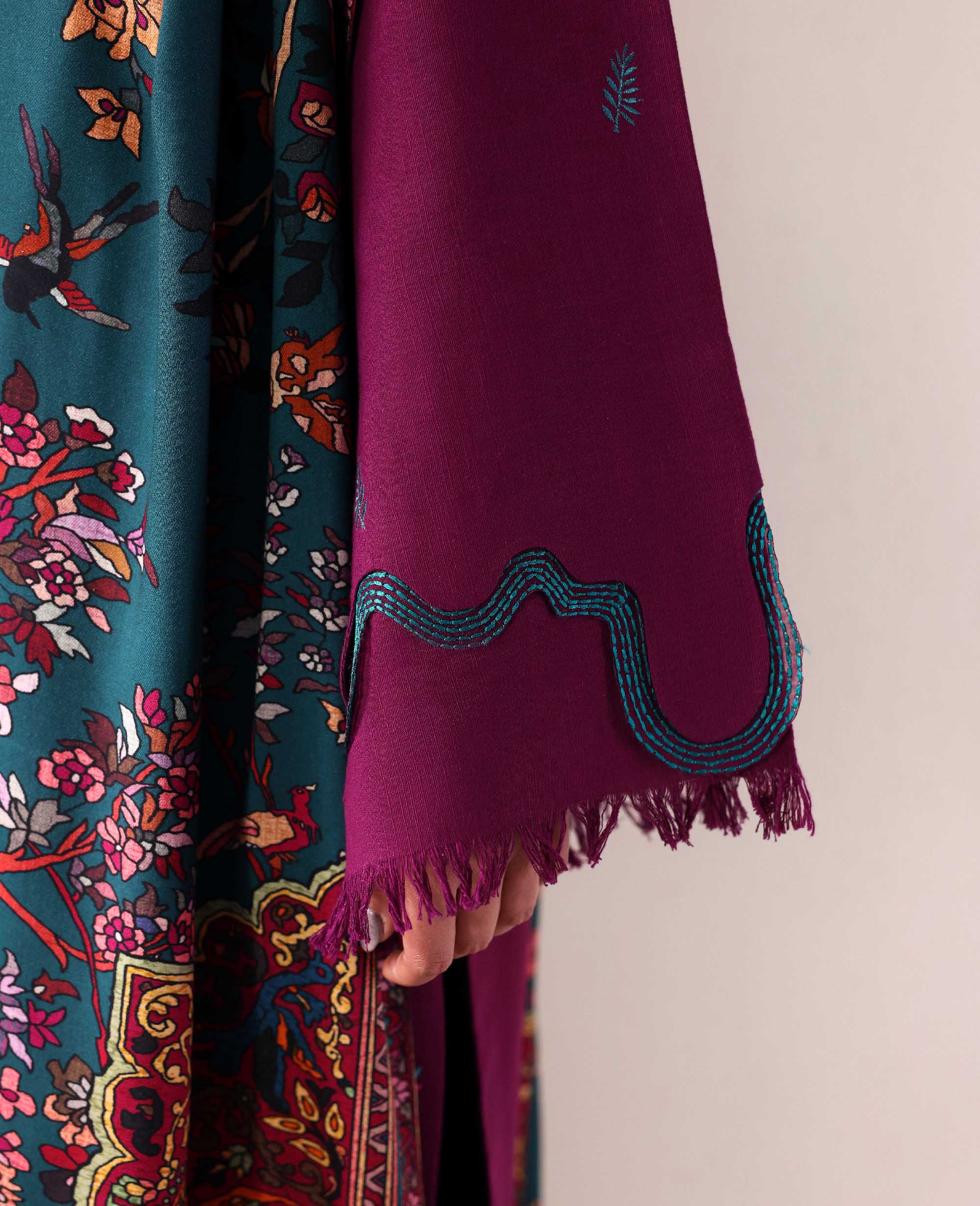 Camilla Emerald Shirt And Dupatta