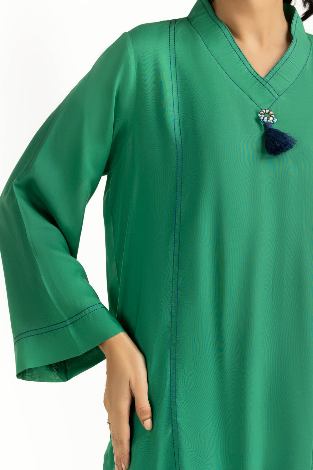 Arabic Linen Embroidered Co-Ord Set