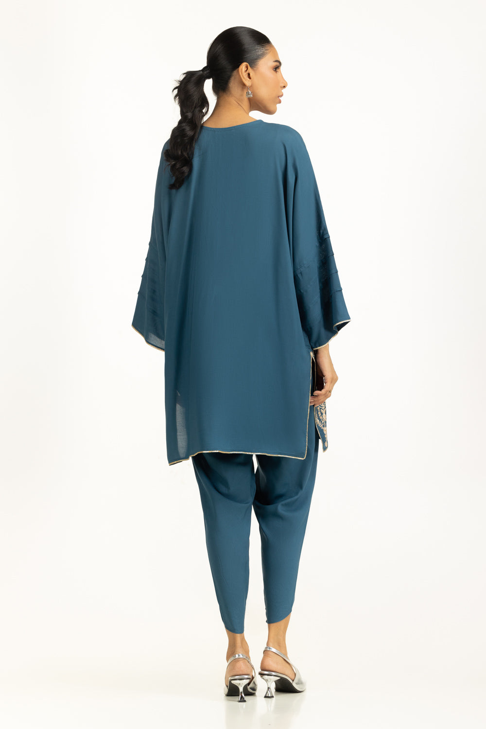 Arabic Linen Embroidered Co-Ord Set