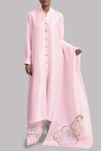 Pirouette Embellished Raw Silk Set