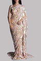 Pink Italian Chiffon Sari